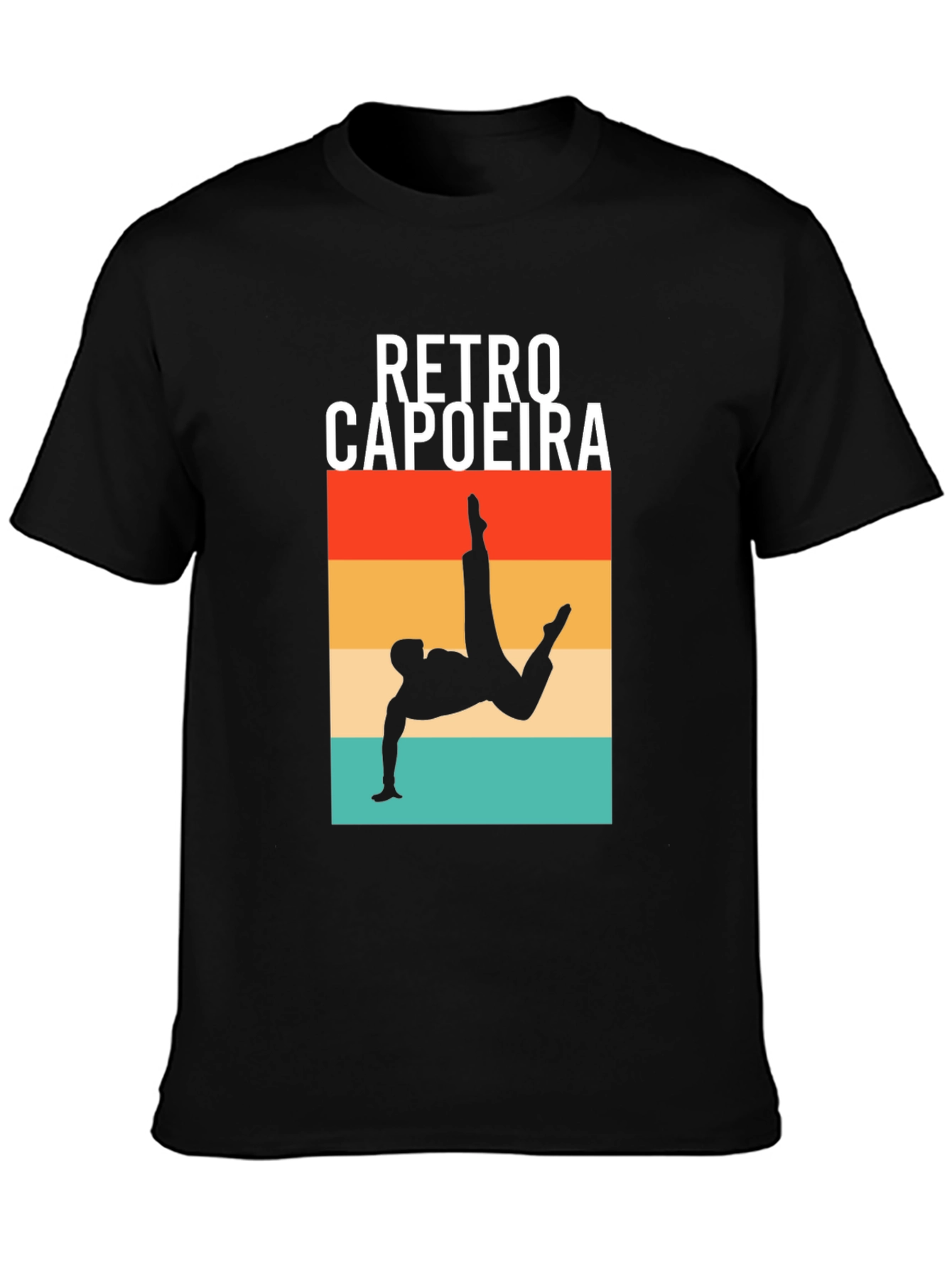 Retro Capoeira Silhouette T-Shirt