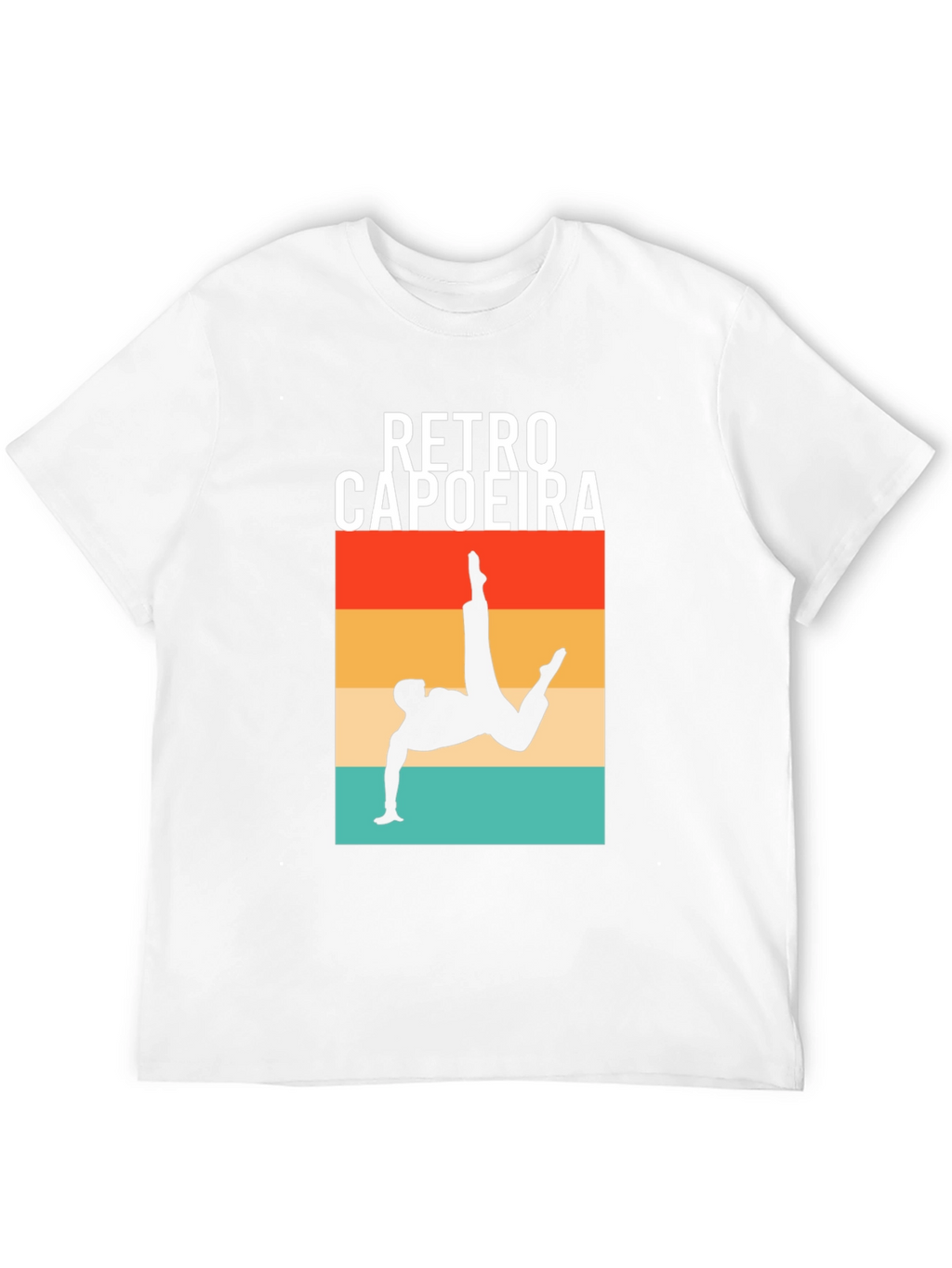 Retro Capoeira Silhouette T-Shirt