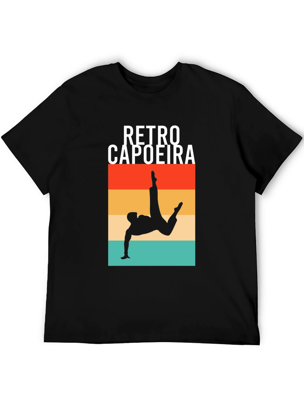 Retro Capoeira Silhouette T-Shirt