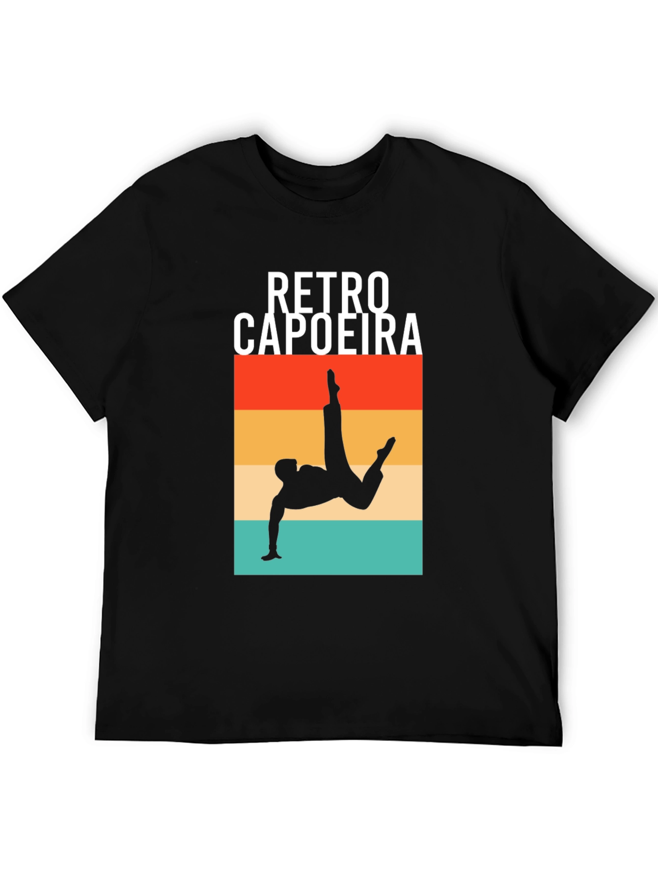 Retro Capoeira Silhouette T-Shirt