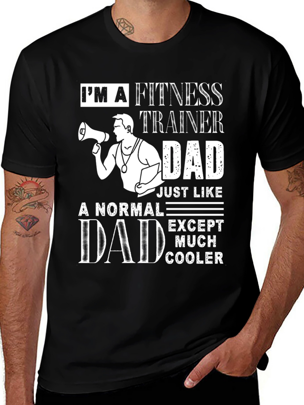 Fitness Trainer Dad Graphic T-Shirt