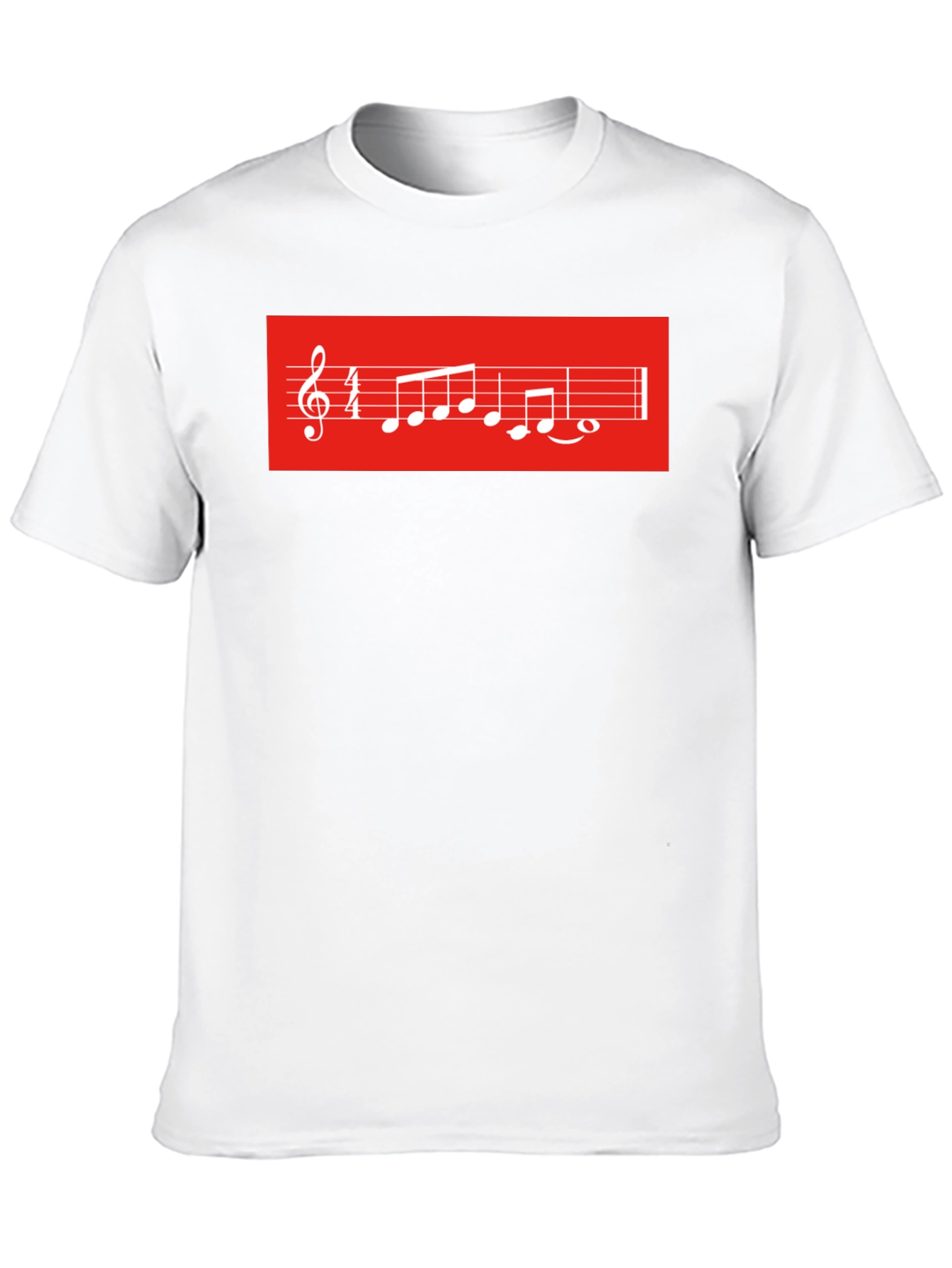 Musical Score Graphic Tee - Black