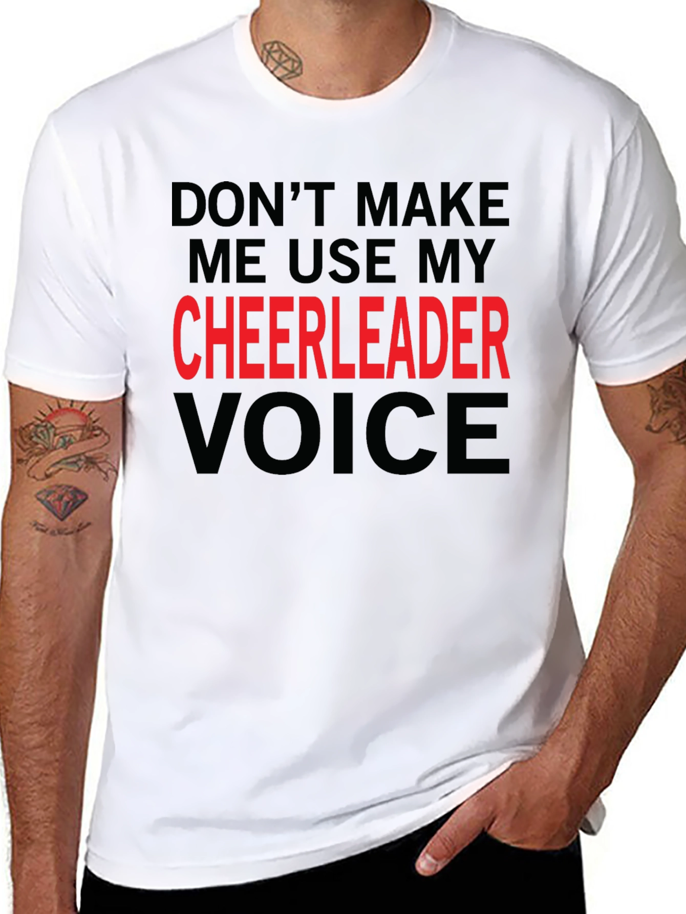 Cheerleader Voice Graphic T-Shirt