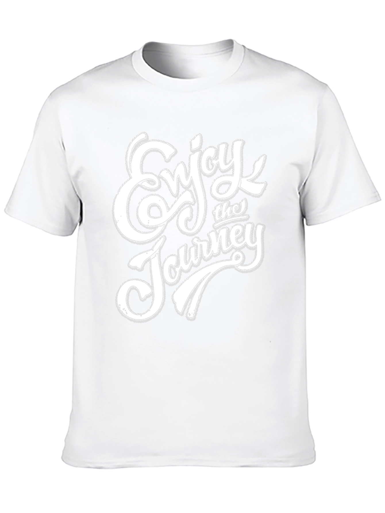 Enjoy the Journey Graphic Tee - Black Cotton Blend