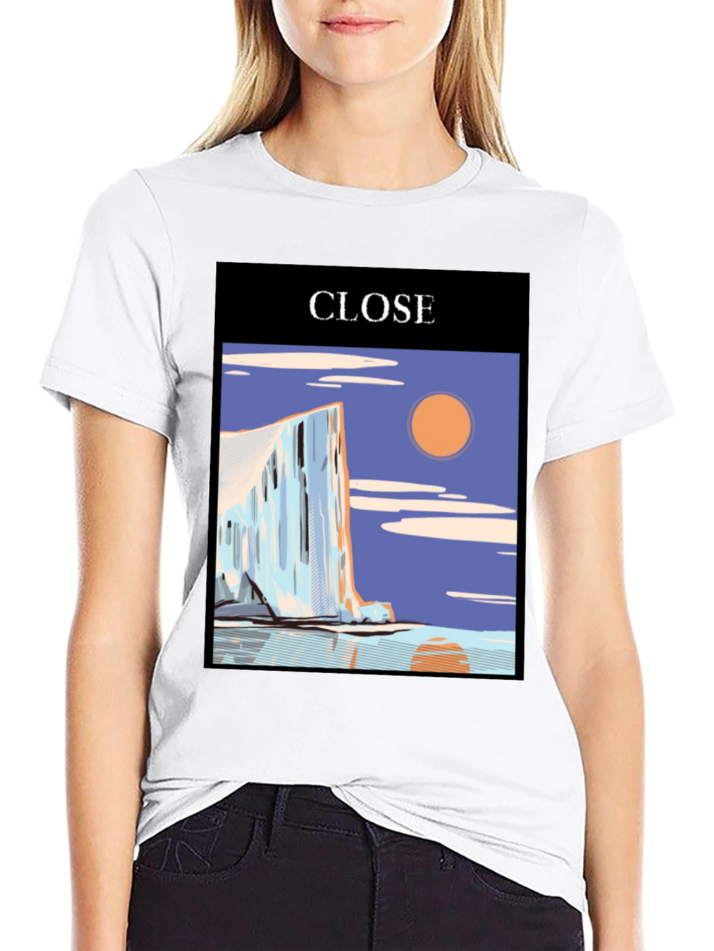 CLOSE Graphic Tee - Stylish Mens Black T-Shirt