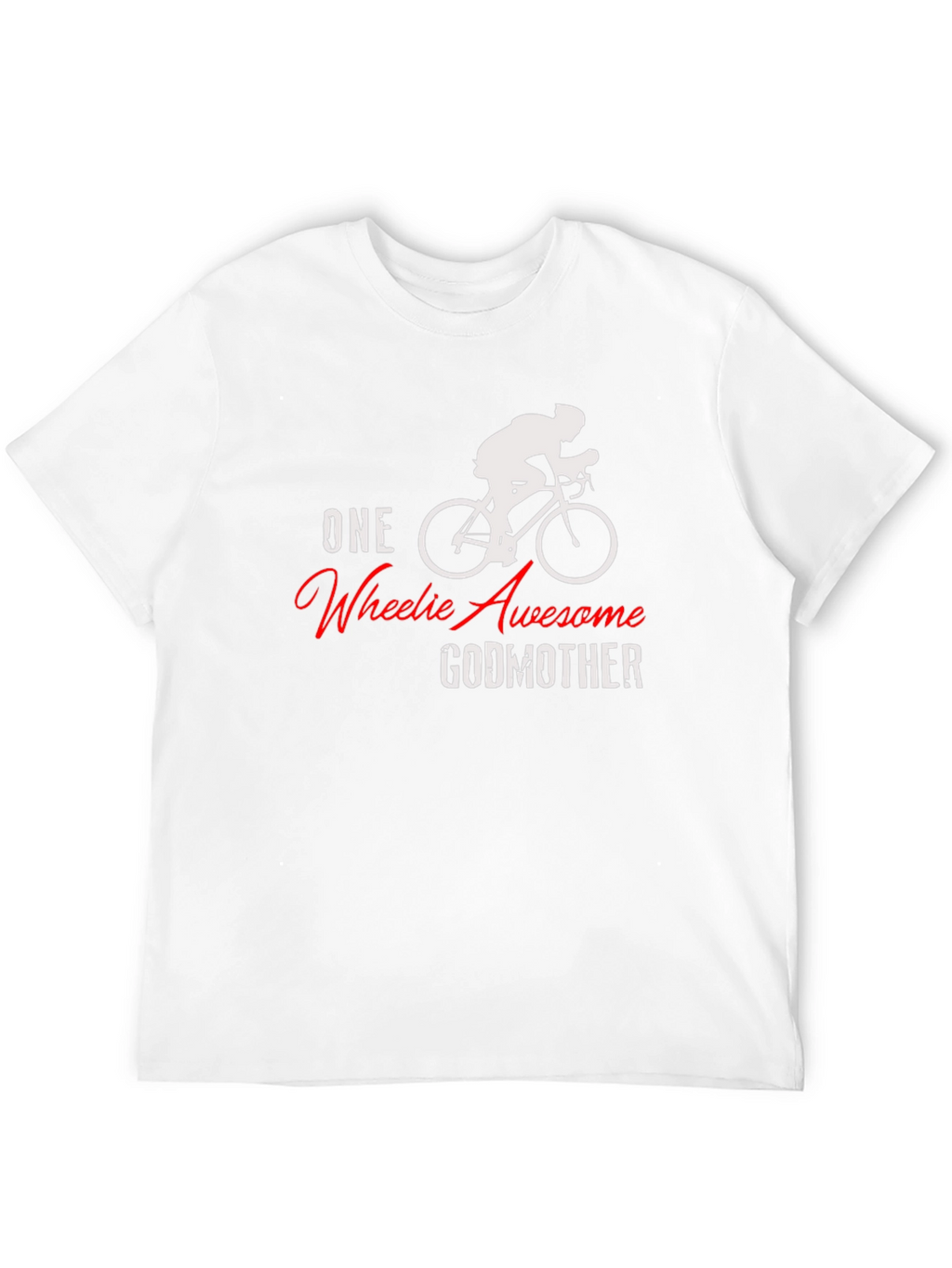 One Wheelie Awesome Godmother Black T-Shirt