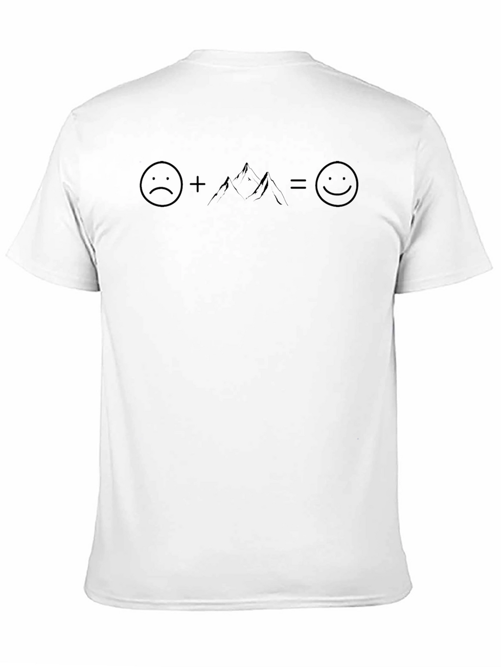 Sad + Mountain = Happy Graphic Tee