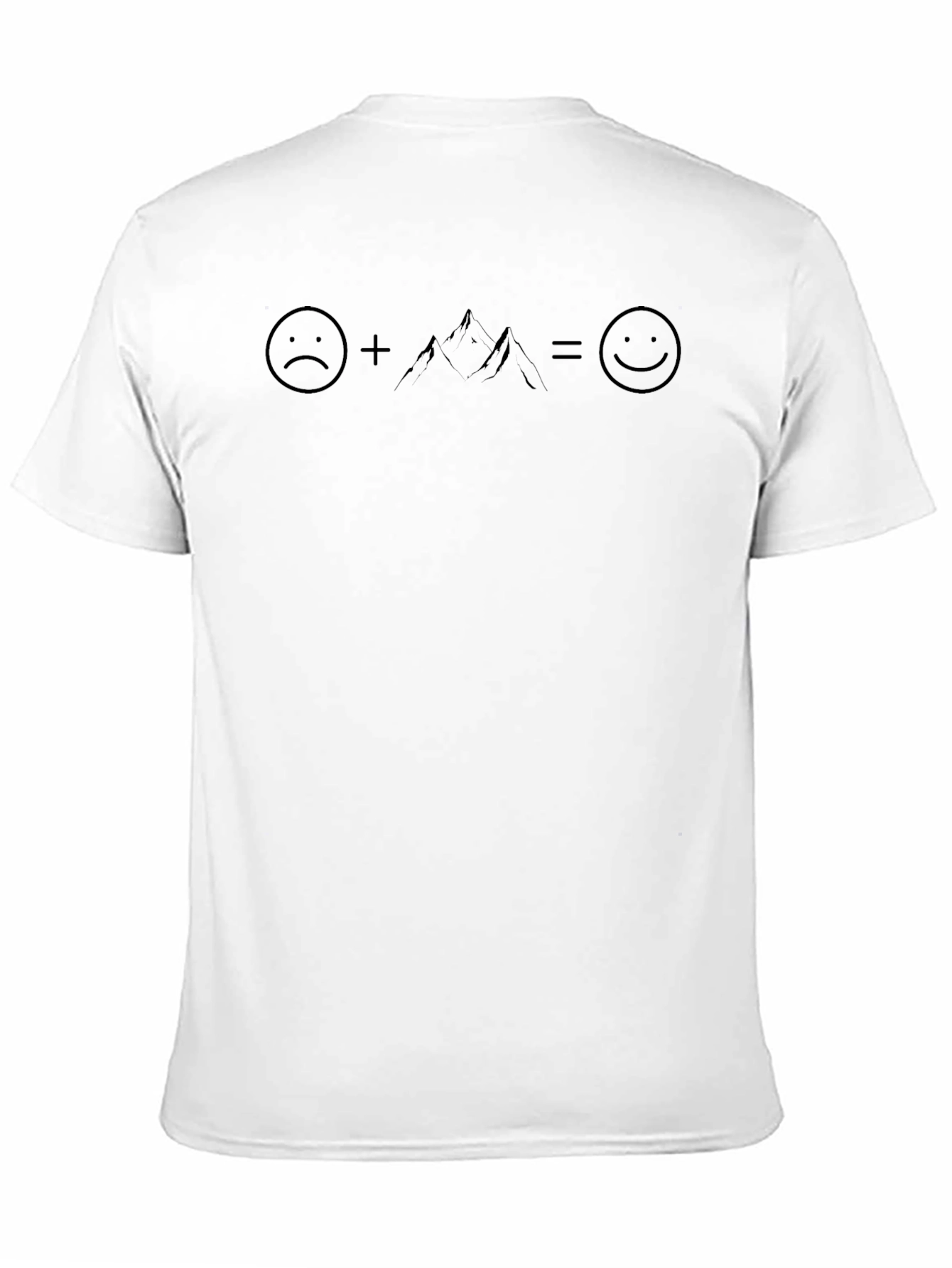 Sad + Mountain = Happy Graphic Tee