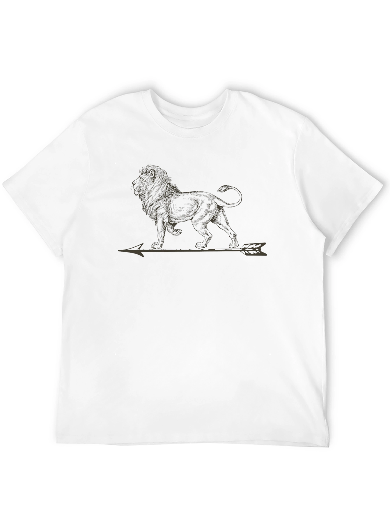 Lion Weathervane Graphic Tee - Black