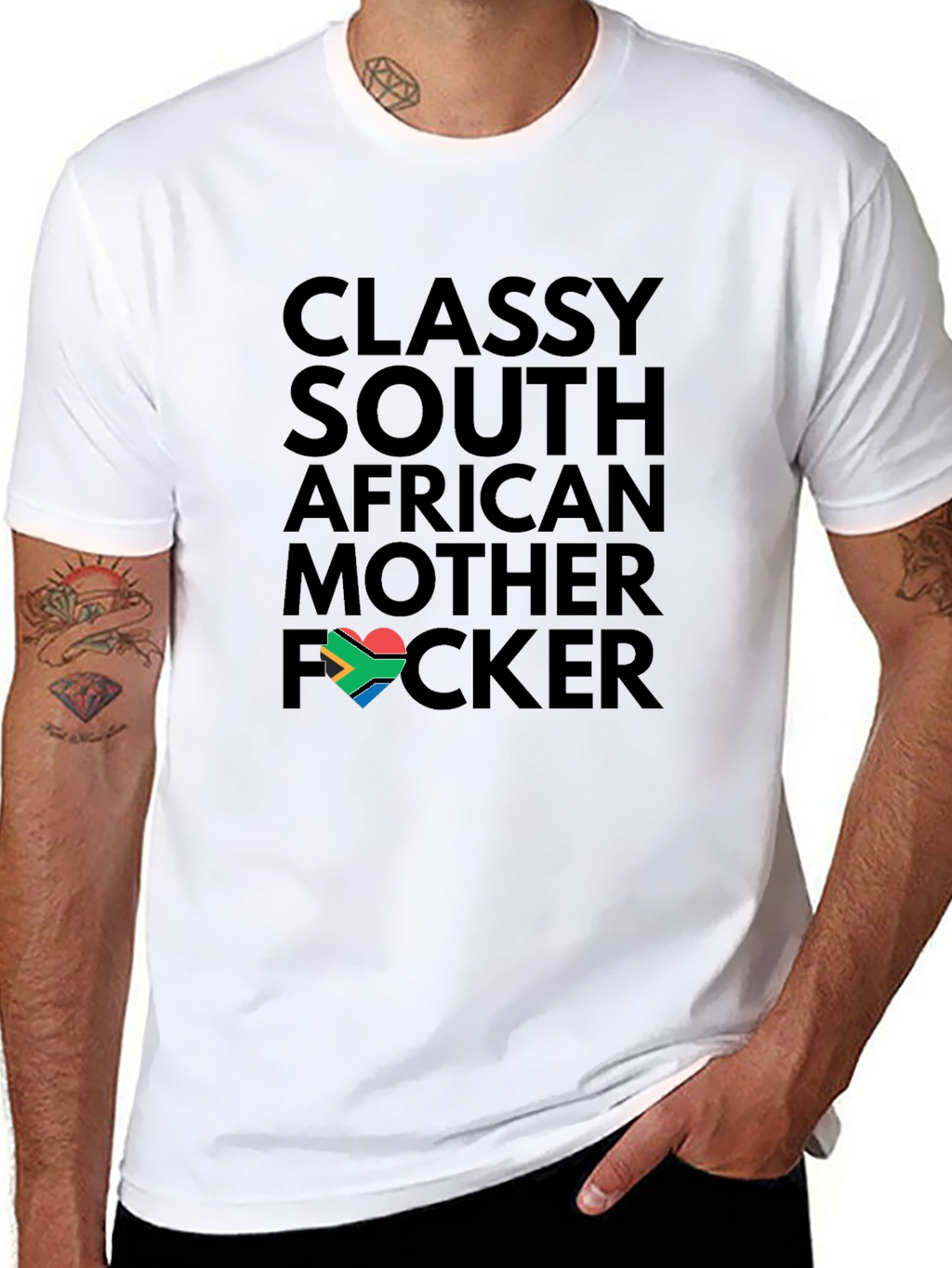 Classy South African Heart T-Shirt