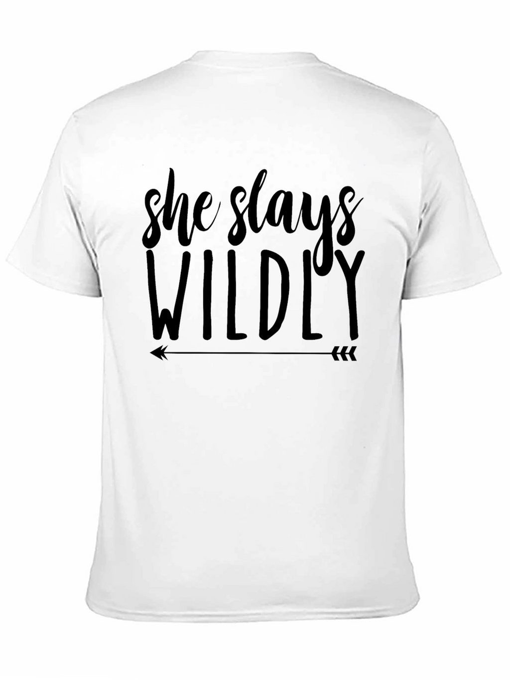 She Slays Wildly Black Graphic Tee