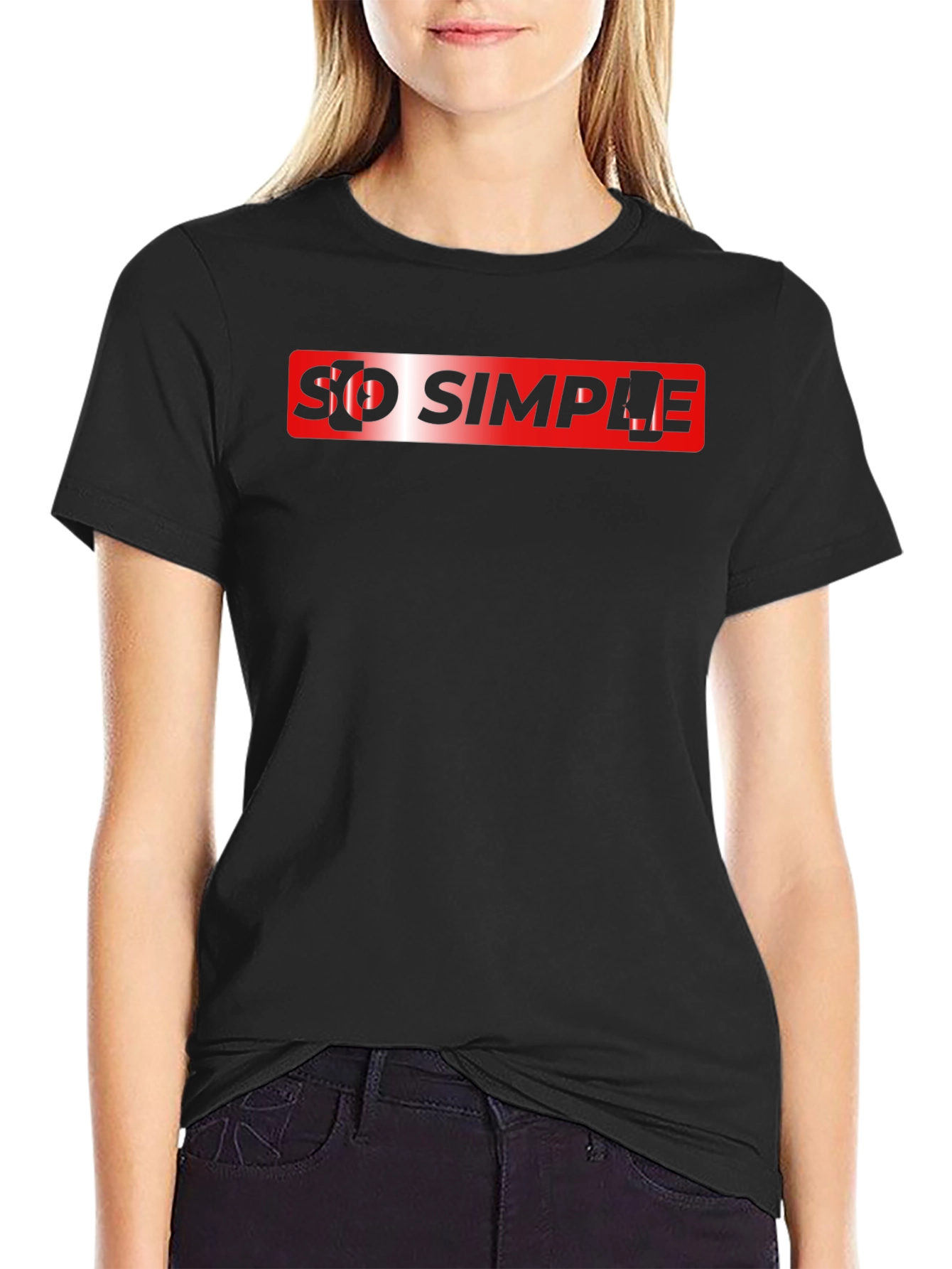 So Simple Graphic Tee - Cool Casual Style