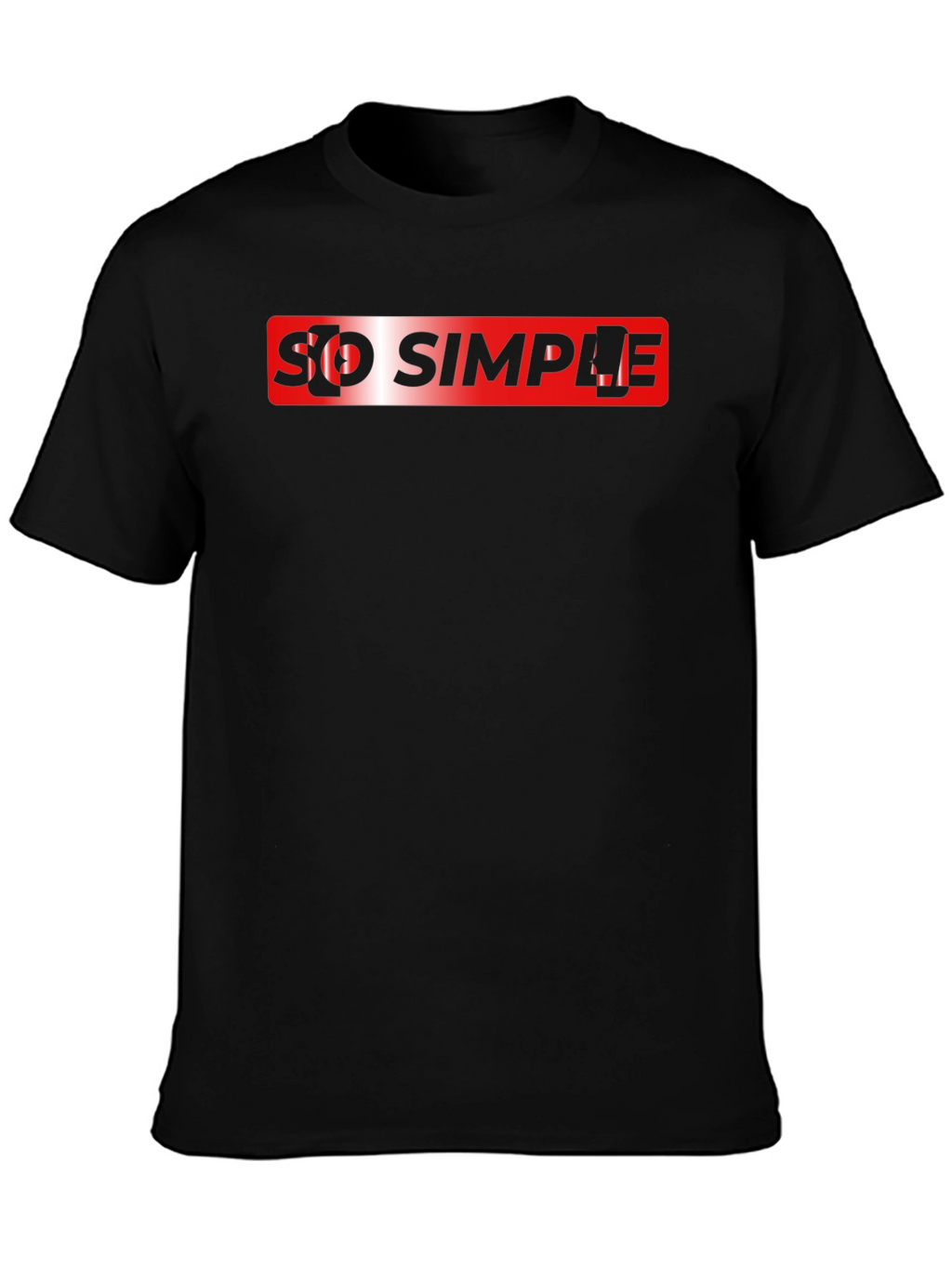 So Simple Graphic Tee - Cool Casual Style