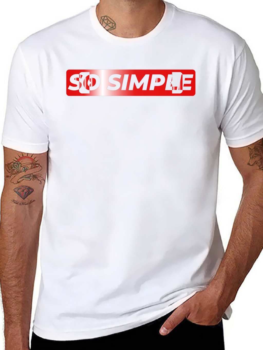 So Simple Graphic Tee - Cool Casual Style