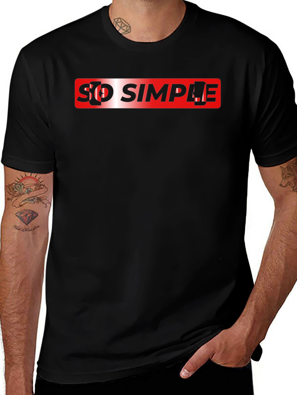 So Simple Graphic Tee - Cool Casual Style