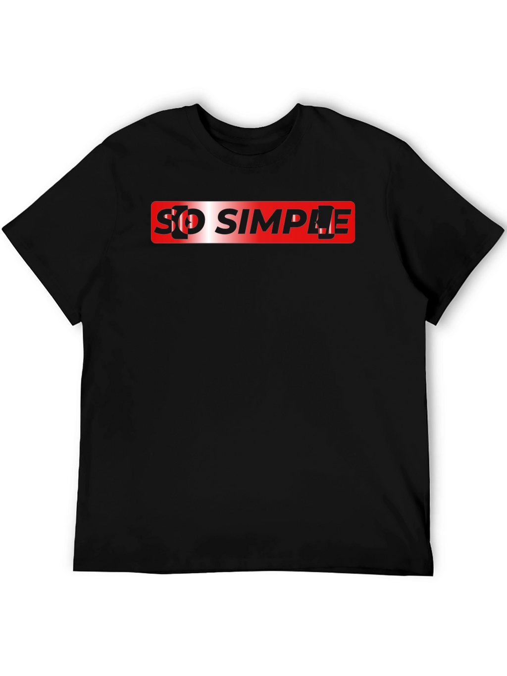 So Simple Graphic Tee - Cool Casual Style