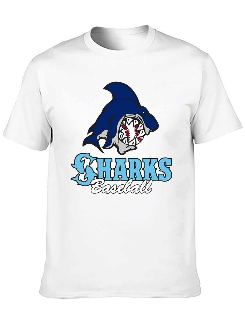 Sharks Baseball Black T-Shirt
