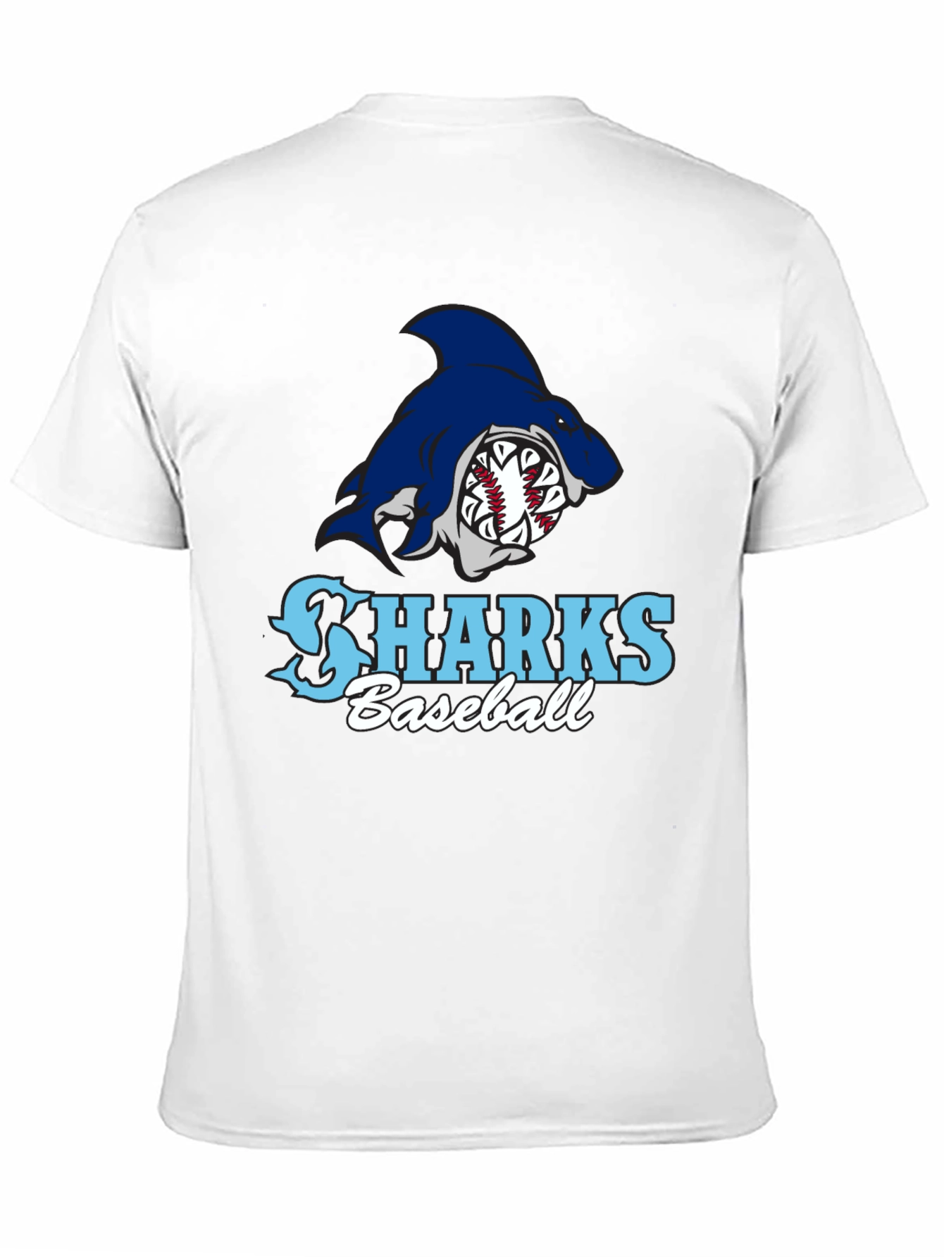 Sharks Baseball Black T-Shirt