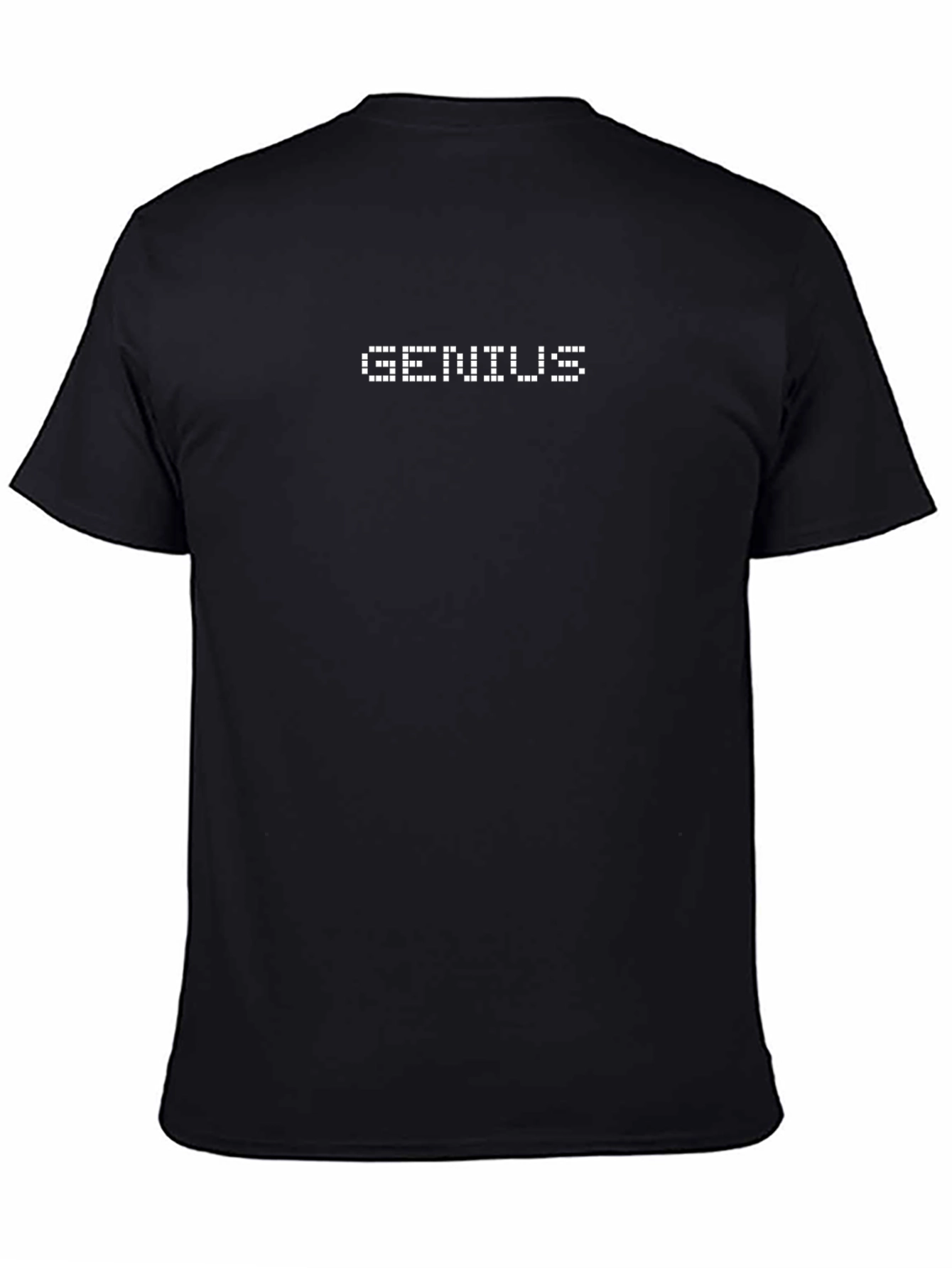Pixel Genius Graphic Tee - Black Casual Shirt