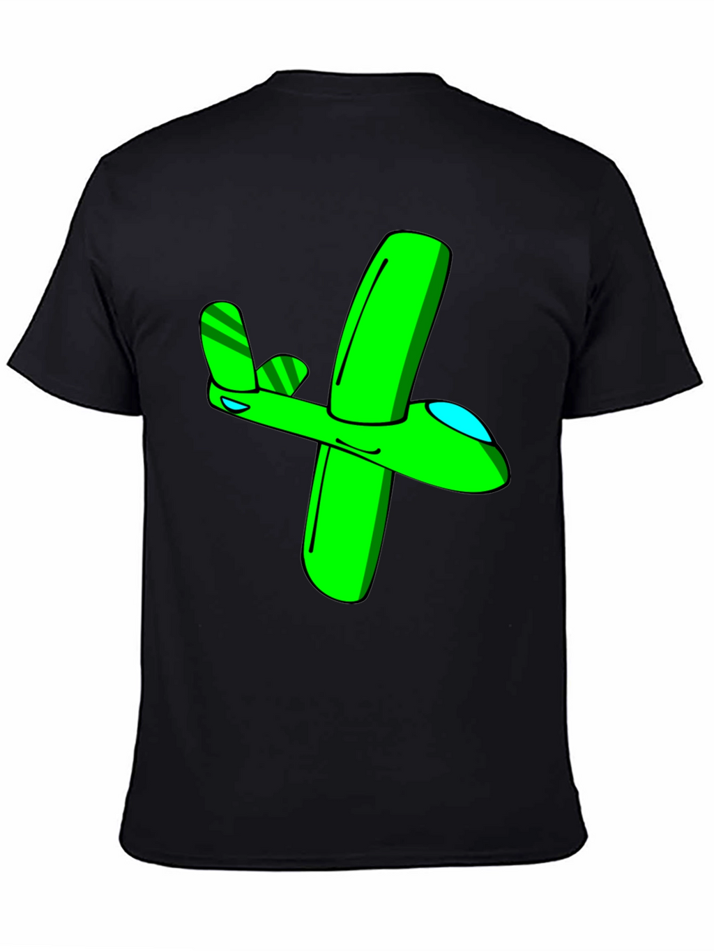 Green Airplane Graphic Tee