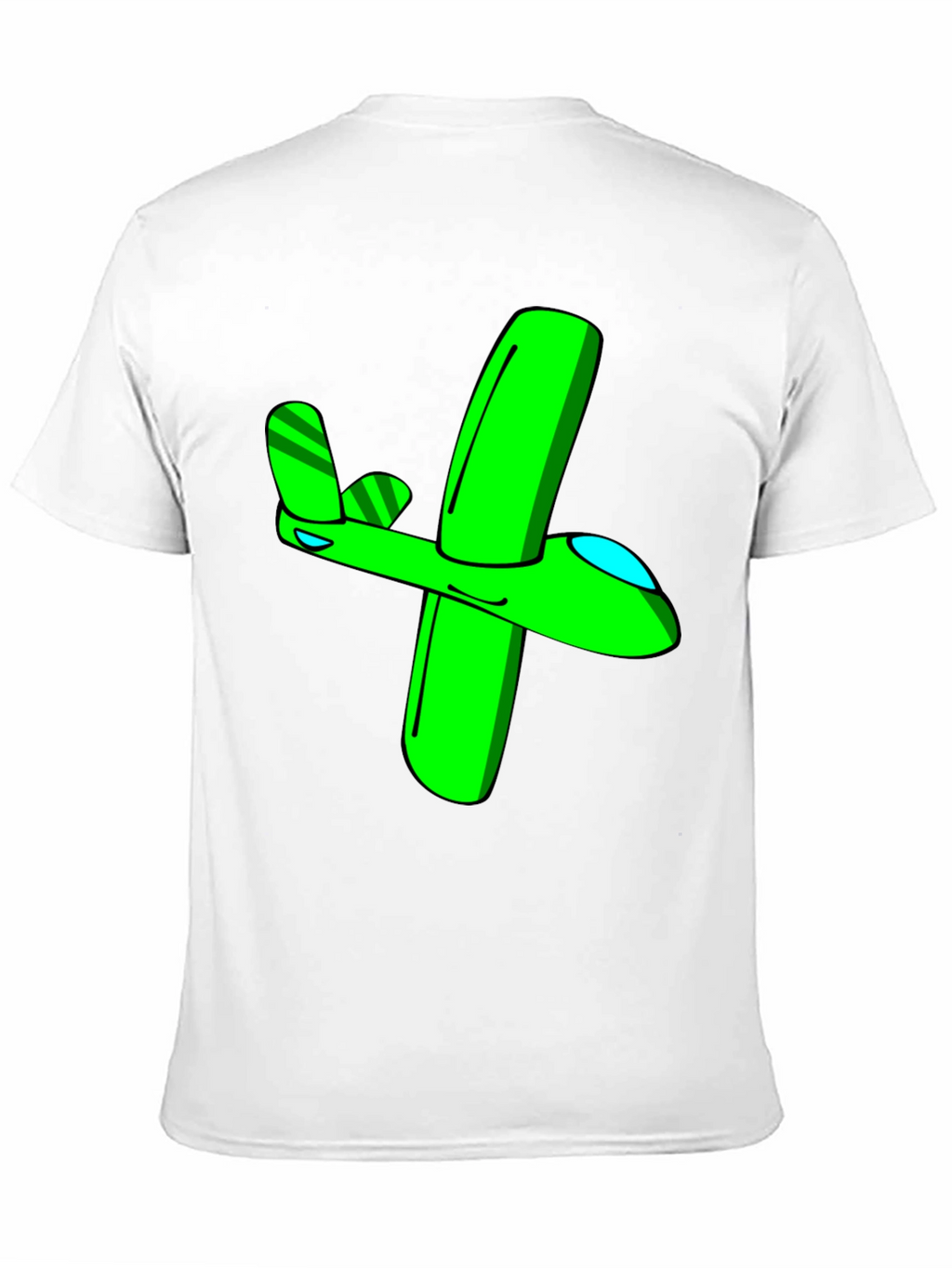 Green Airplane Graphic Tee