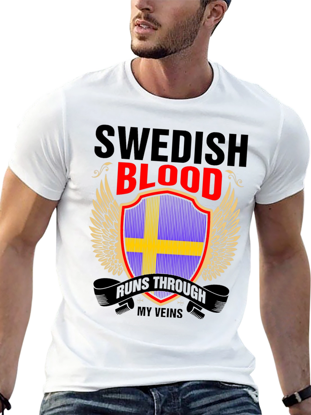 Swedish Blood Runs Through My Veins T-Shirt