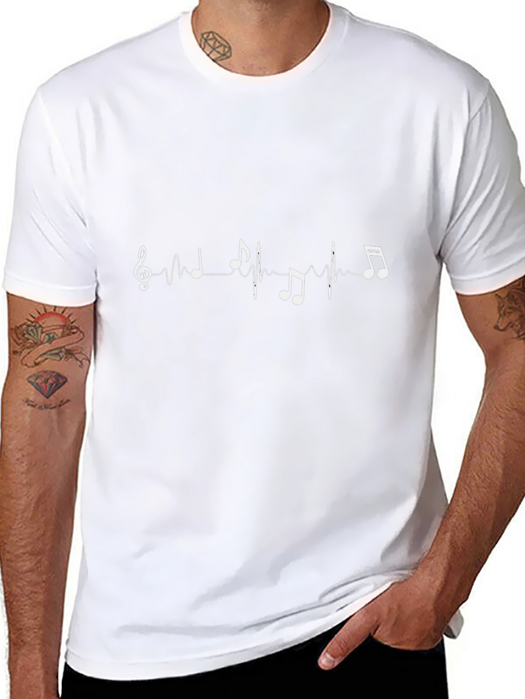 Musical Heartbeat Graphic Tee