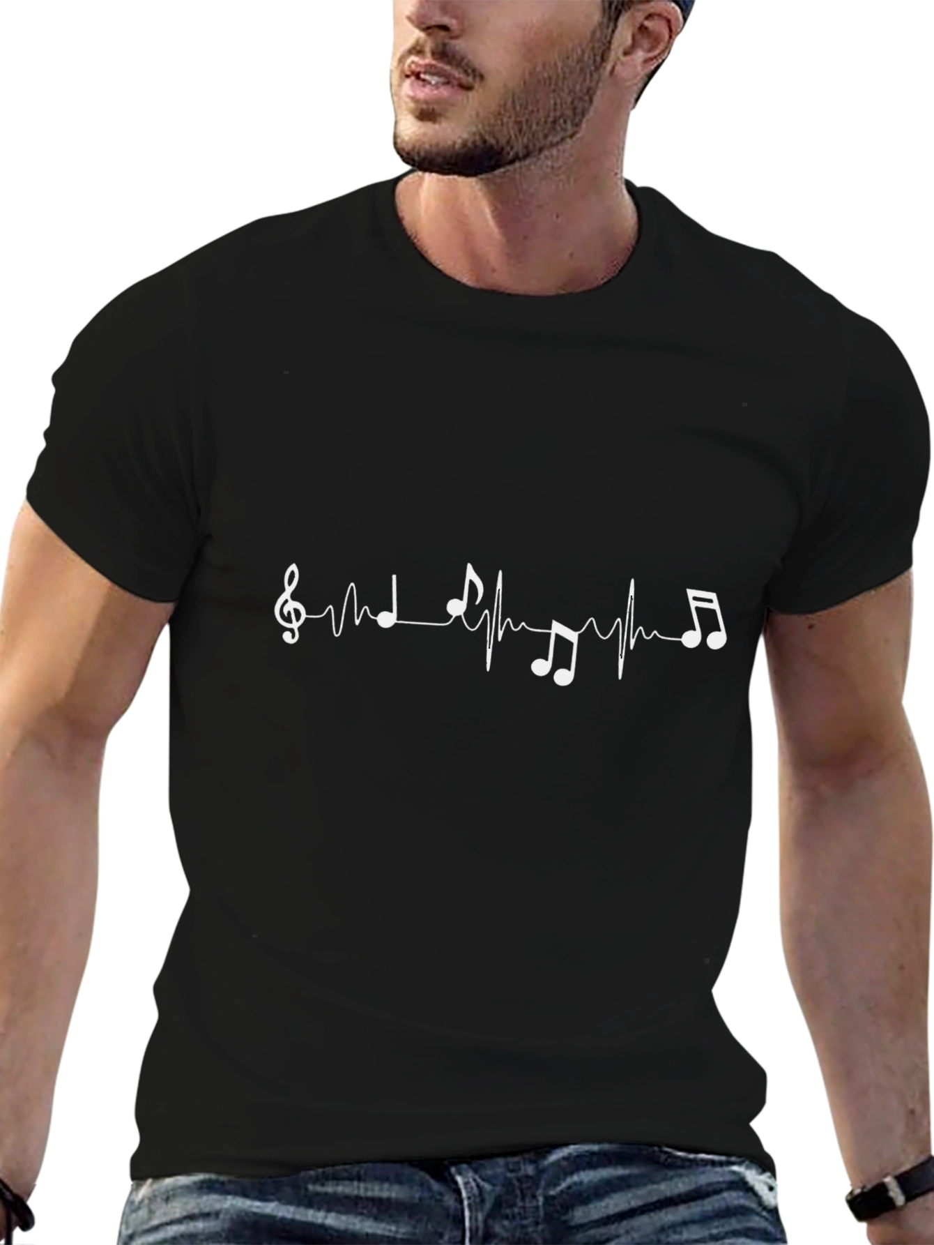Musical Heartbeat Graphic Tee