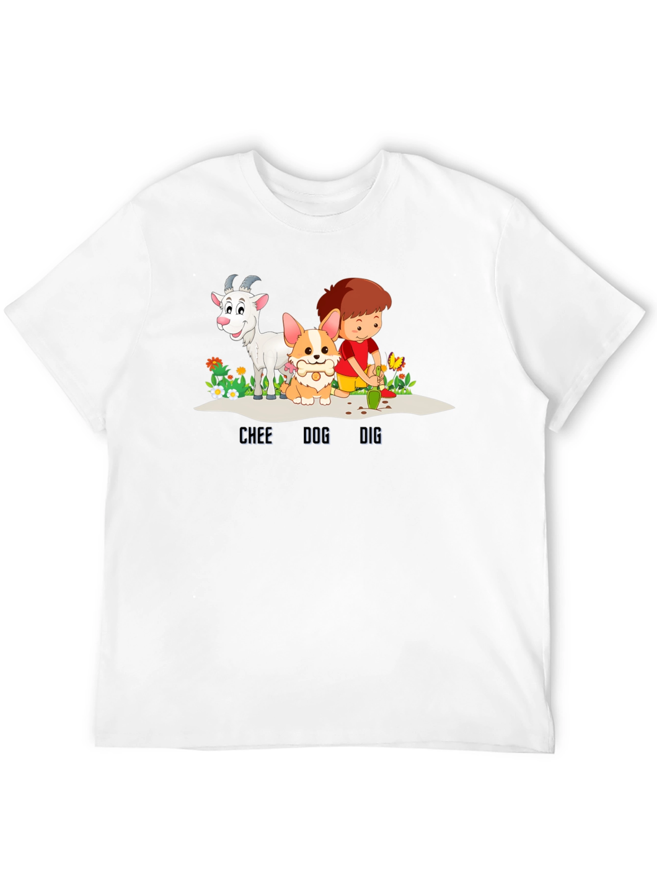 Chee Dog Dig Graphic T-Shirt