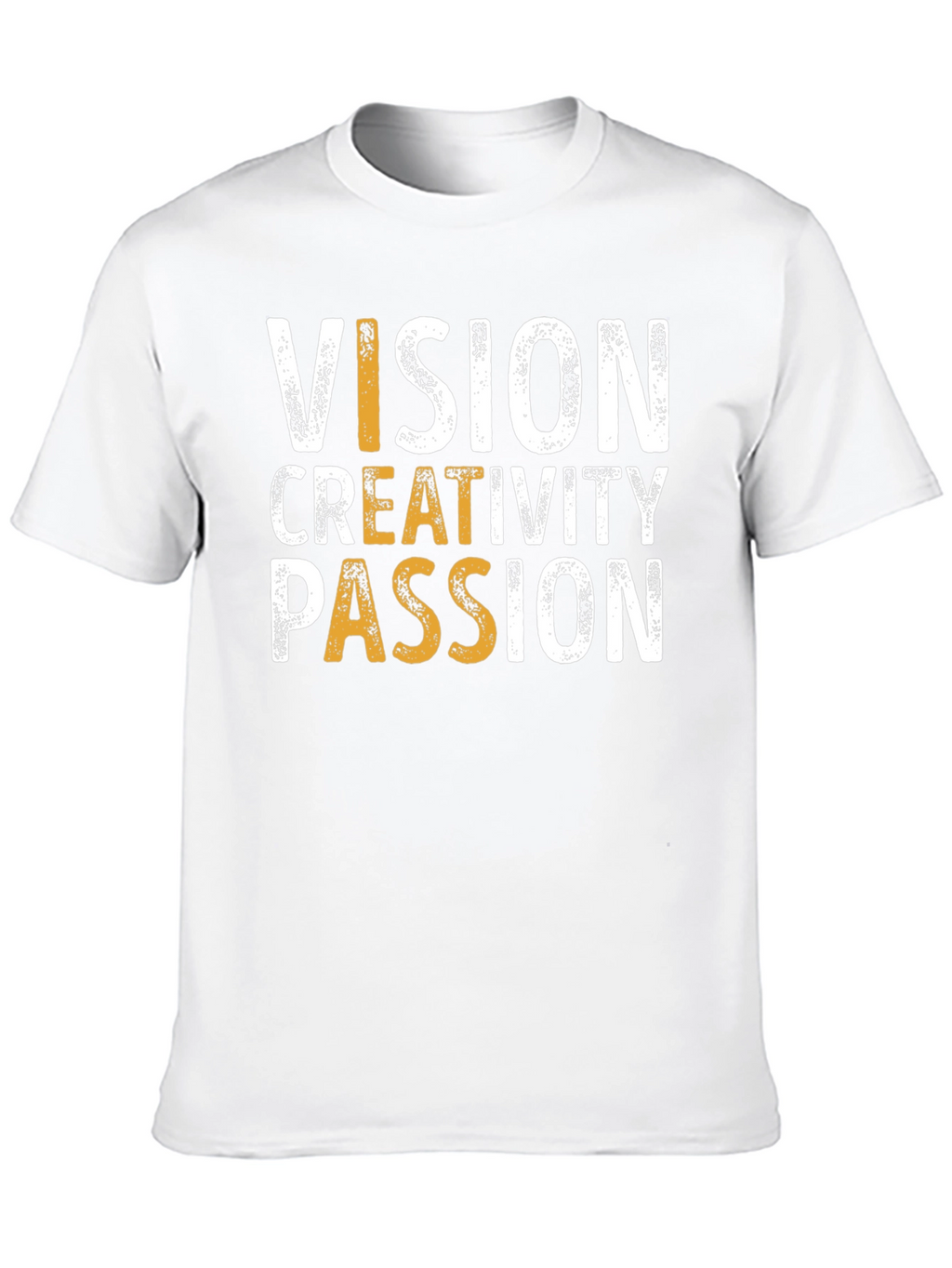 Vision Creativity Passion T-Shirt - Black Graphic Tee