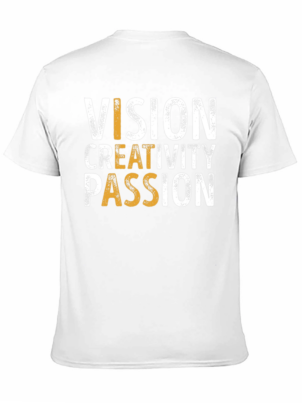 Vision Creativity Passion T-Shirt - Black Graphic Tee