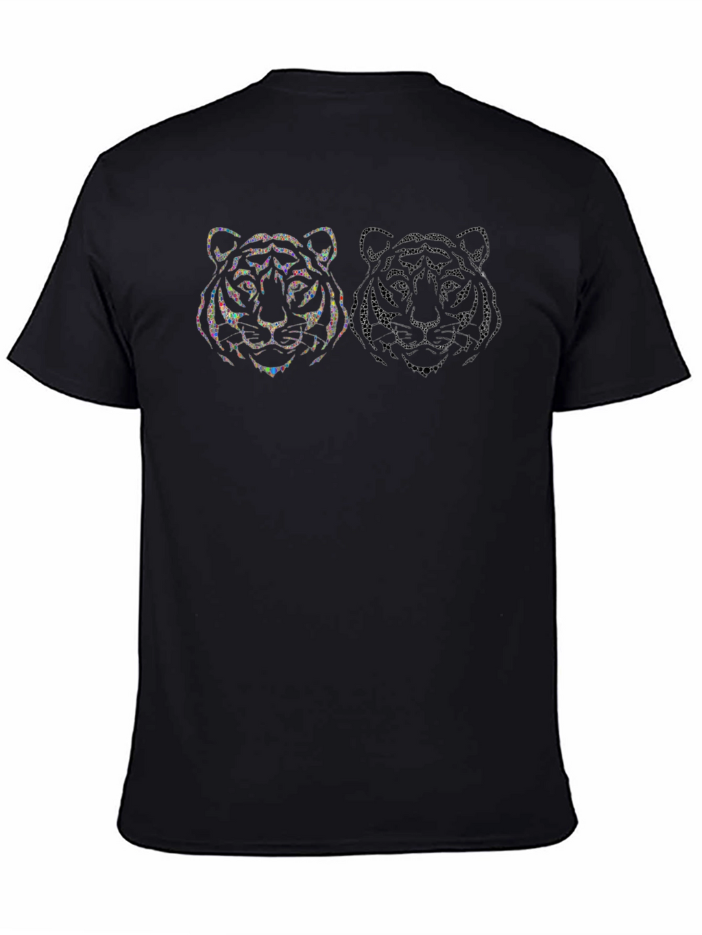 Tiger Graphic Black T-Shirt - Mens