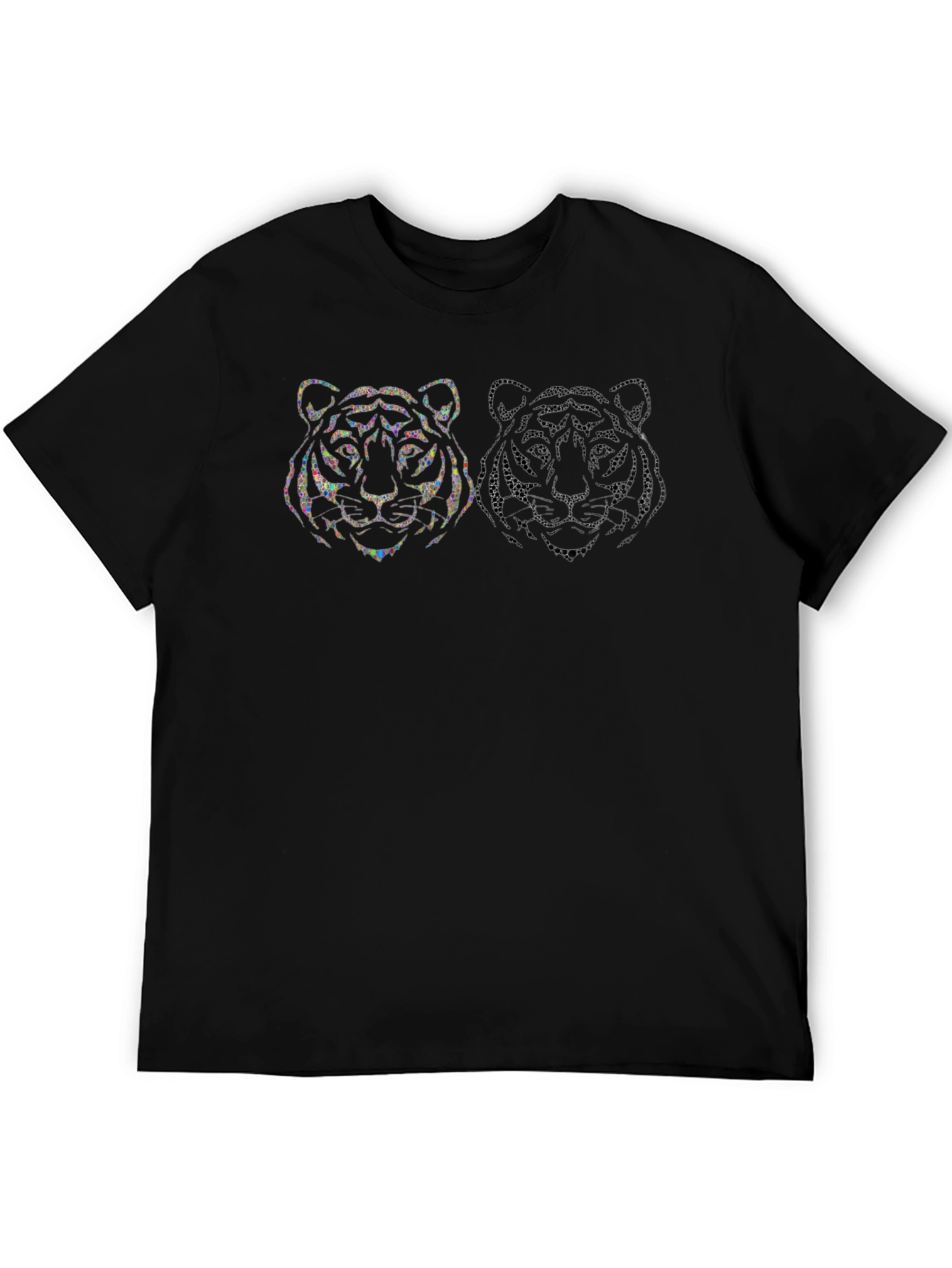 Tiger Graphic Black T-Shirt - Mens