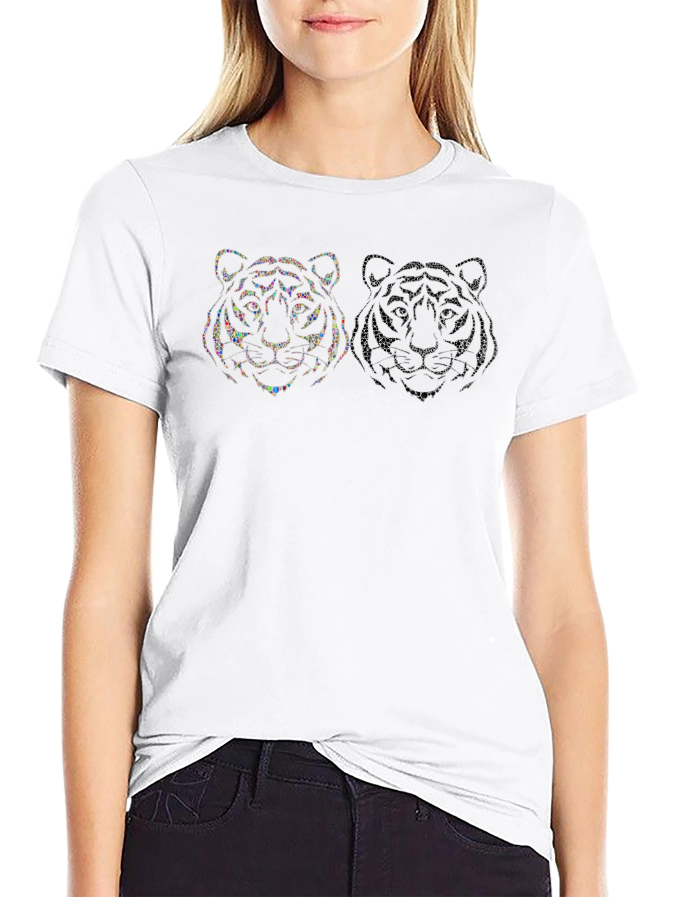 Tiger Graphic Black T-Shirt - Mens