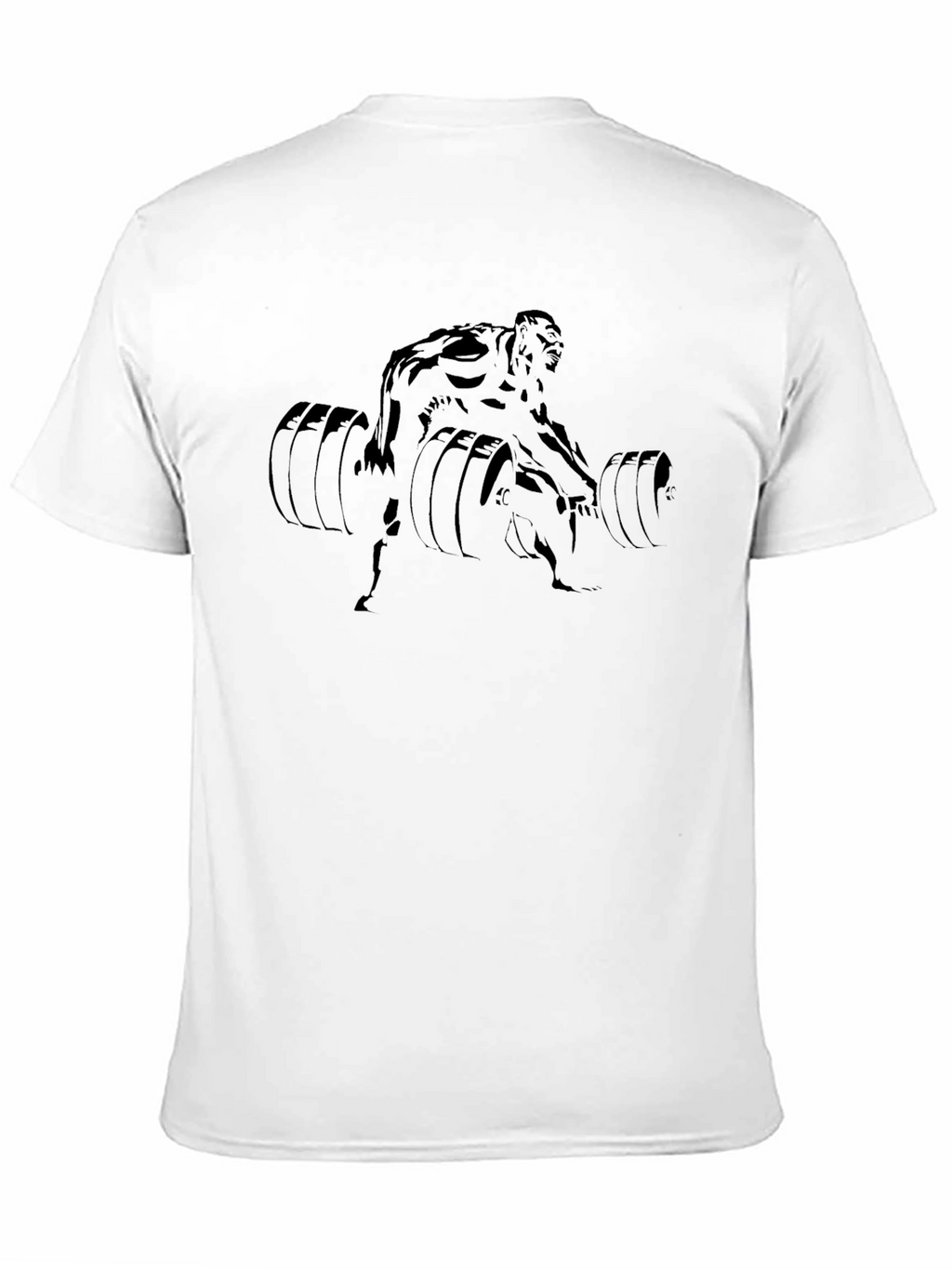 Weightlifter Graphic Black T-Shirt | Gym Apparel