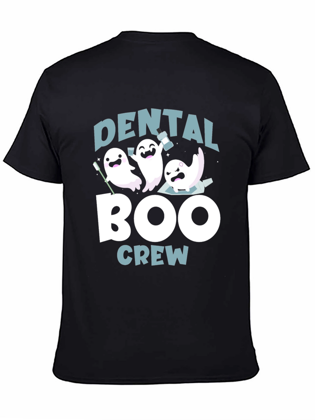 Dental Boo Crew T-Shirt Halloween Dentist Tee