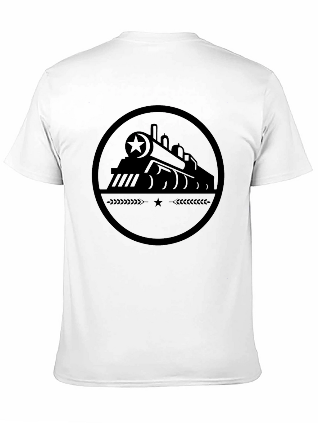 Train Graphic Black T-Shirt