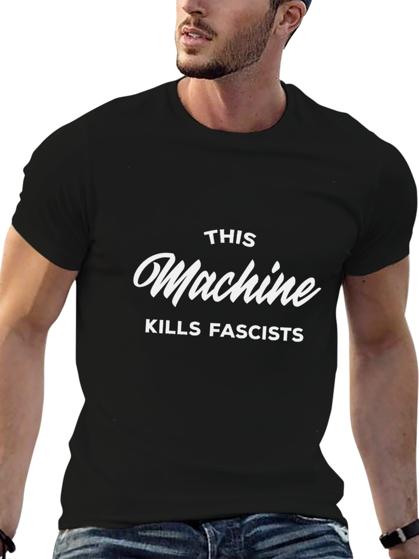 This Machine Kills Fascists T-Shirt - Anti-Fascist Tee
