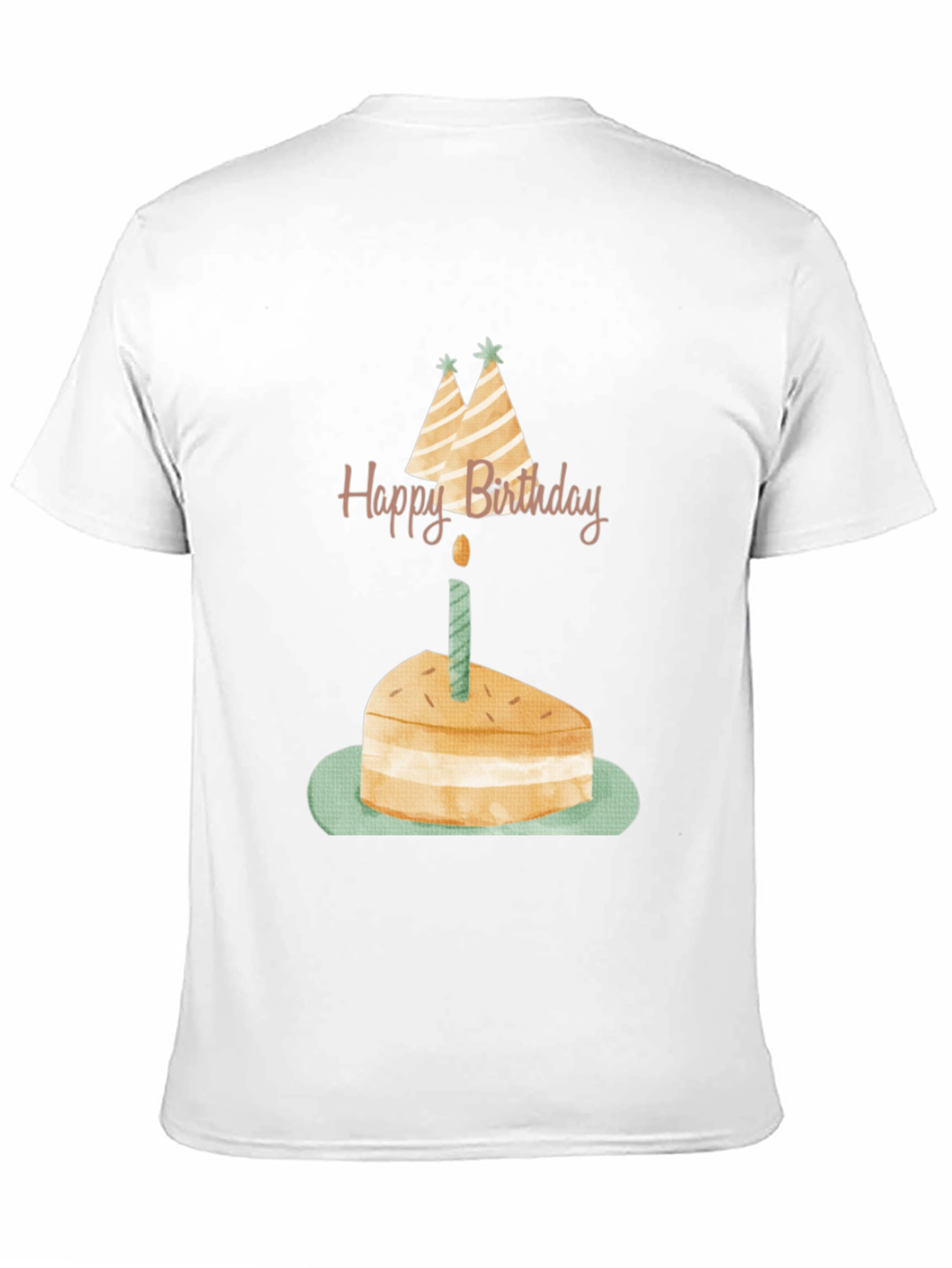 Birthday Cake Graphic Tee - Unisex Black T-Shirt