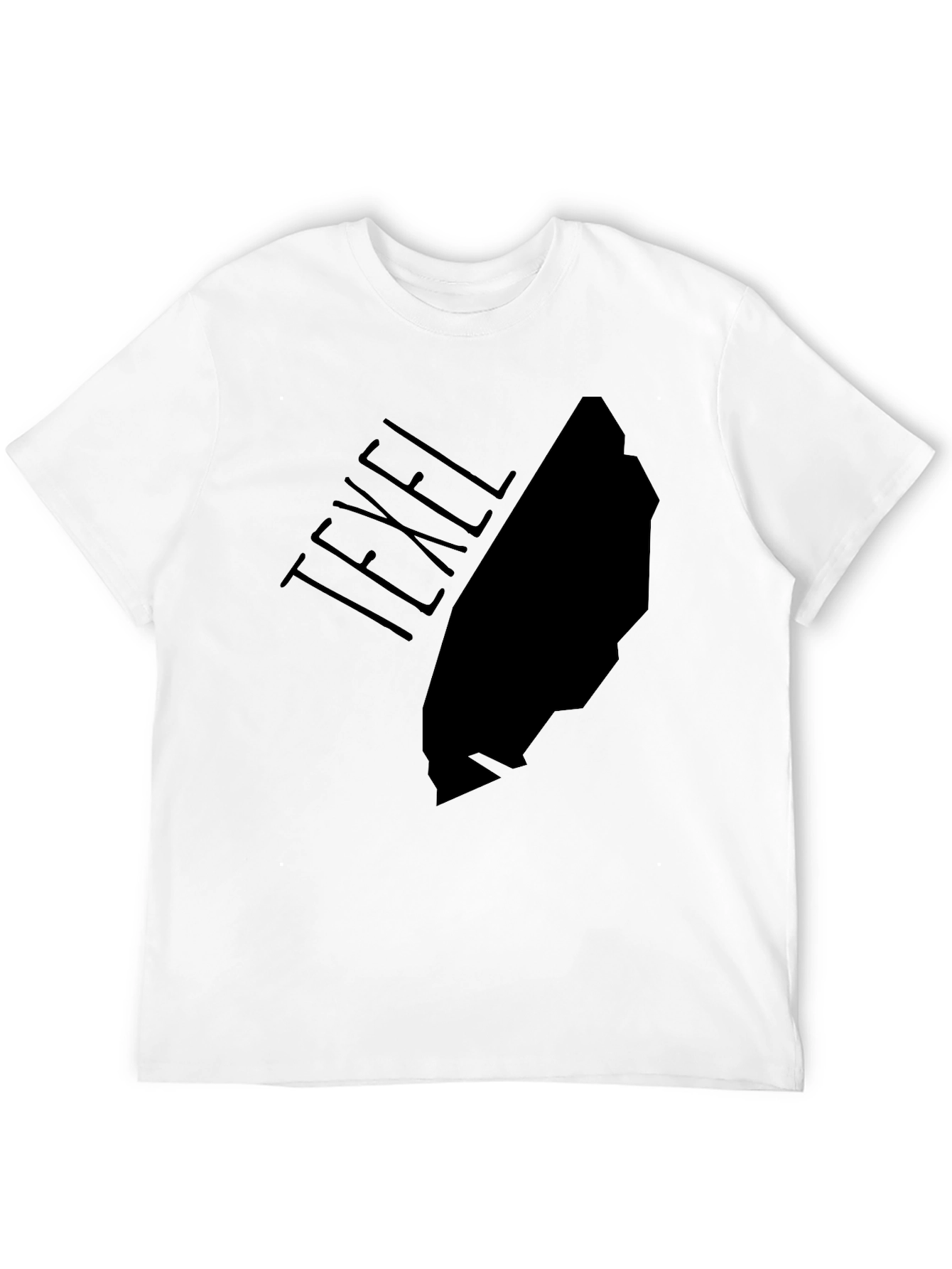 Texel Island Graphic Tee - Black Cotton T-Shirt