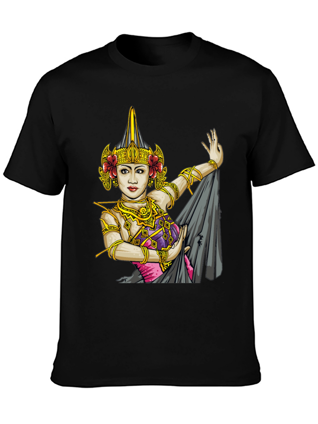 Balinese Dancer Graphic T-Shirt