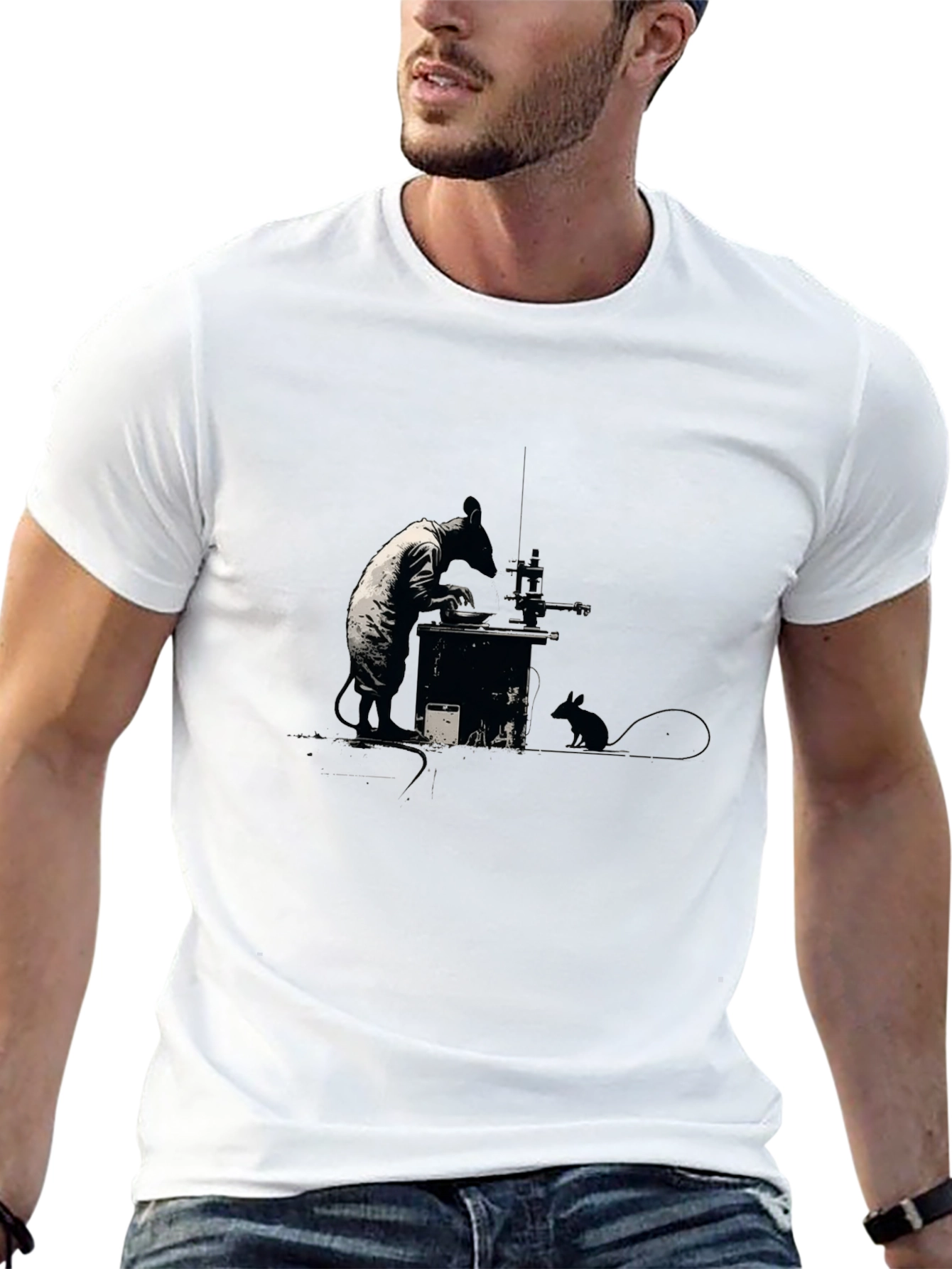 Banksy Rat Artist Graphic Tee
