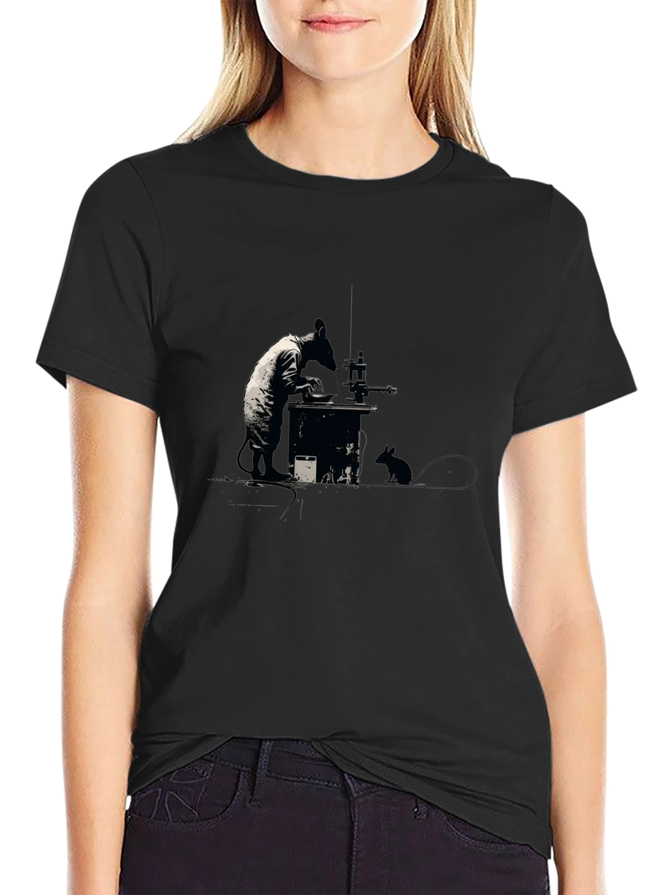 Banksy Rat Artist Graphic Tee