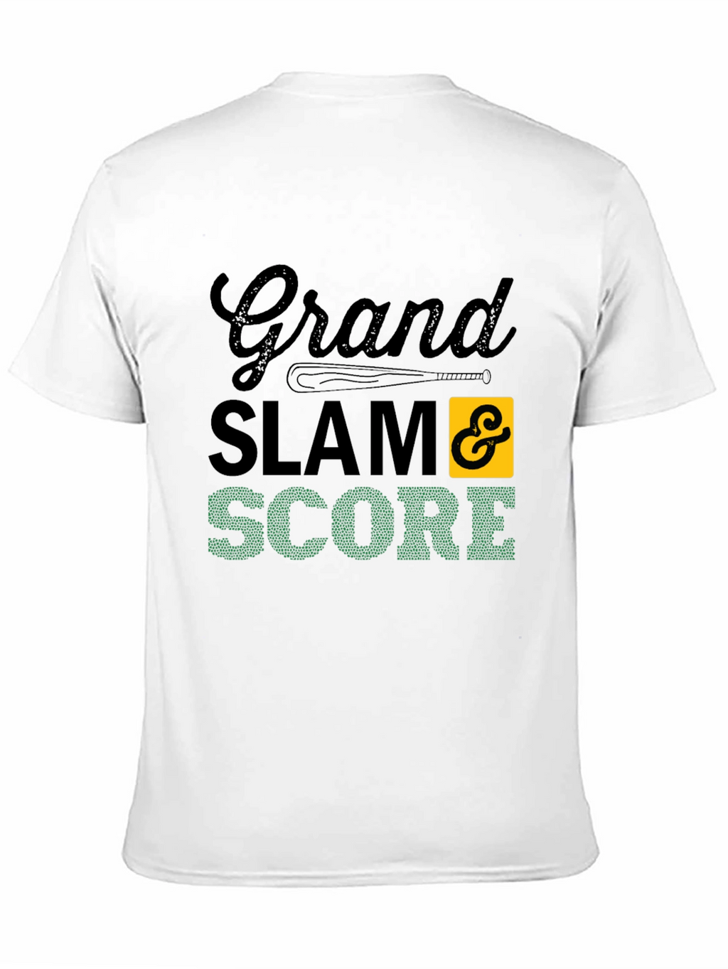 Grand Slam Score Baseball Graphic T-Shirt