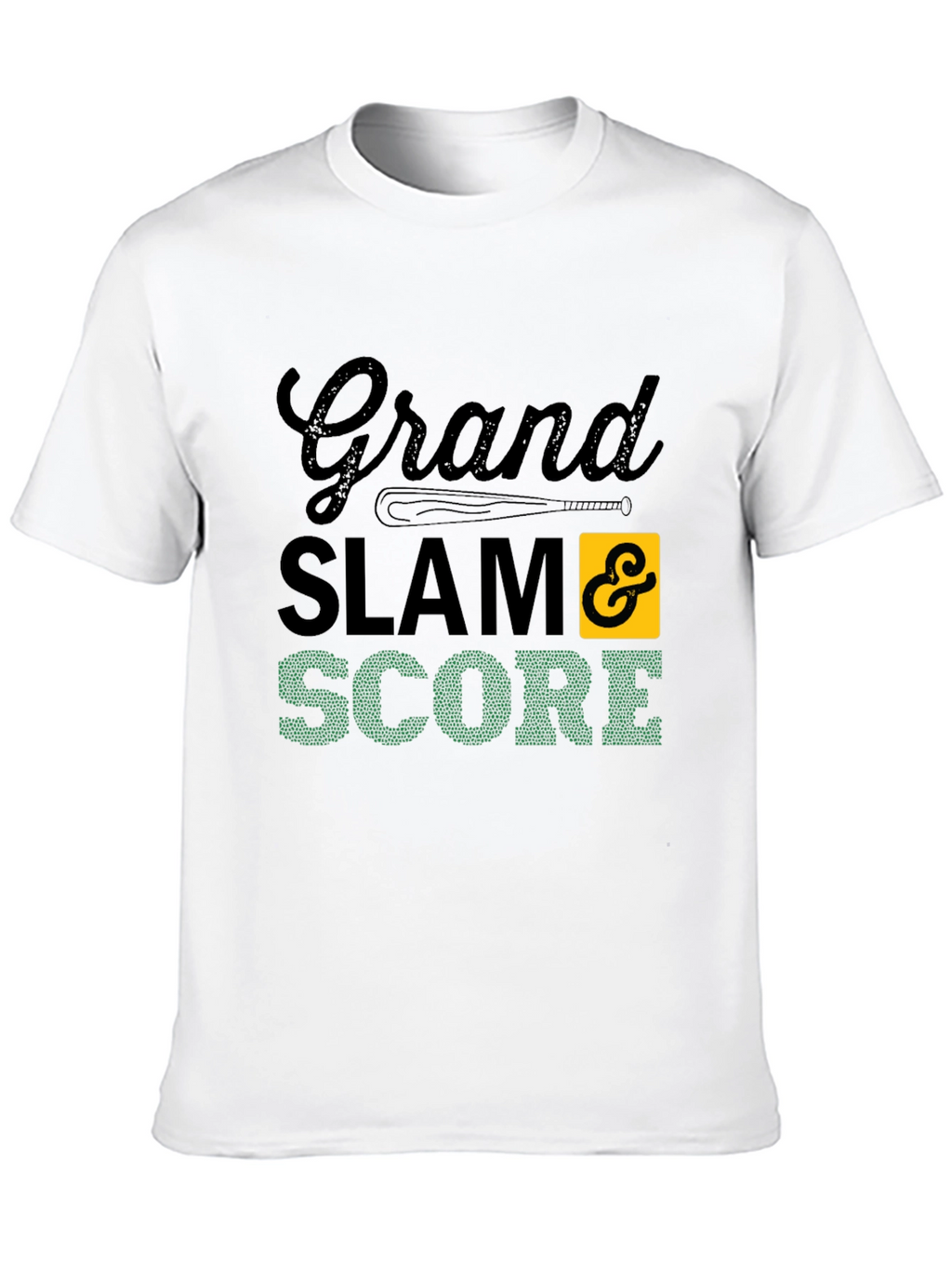 Grand Slam Score Baseball Graphic T-Shirt