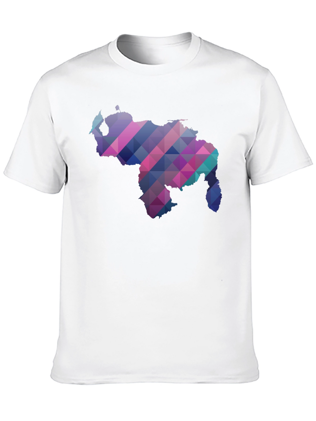 Venezuela Map Geometric Graphic T-Shirt