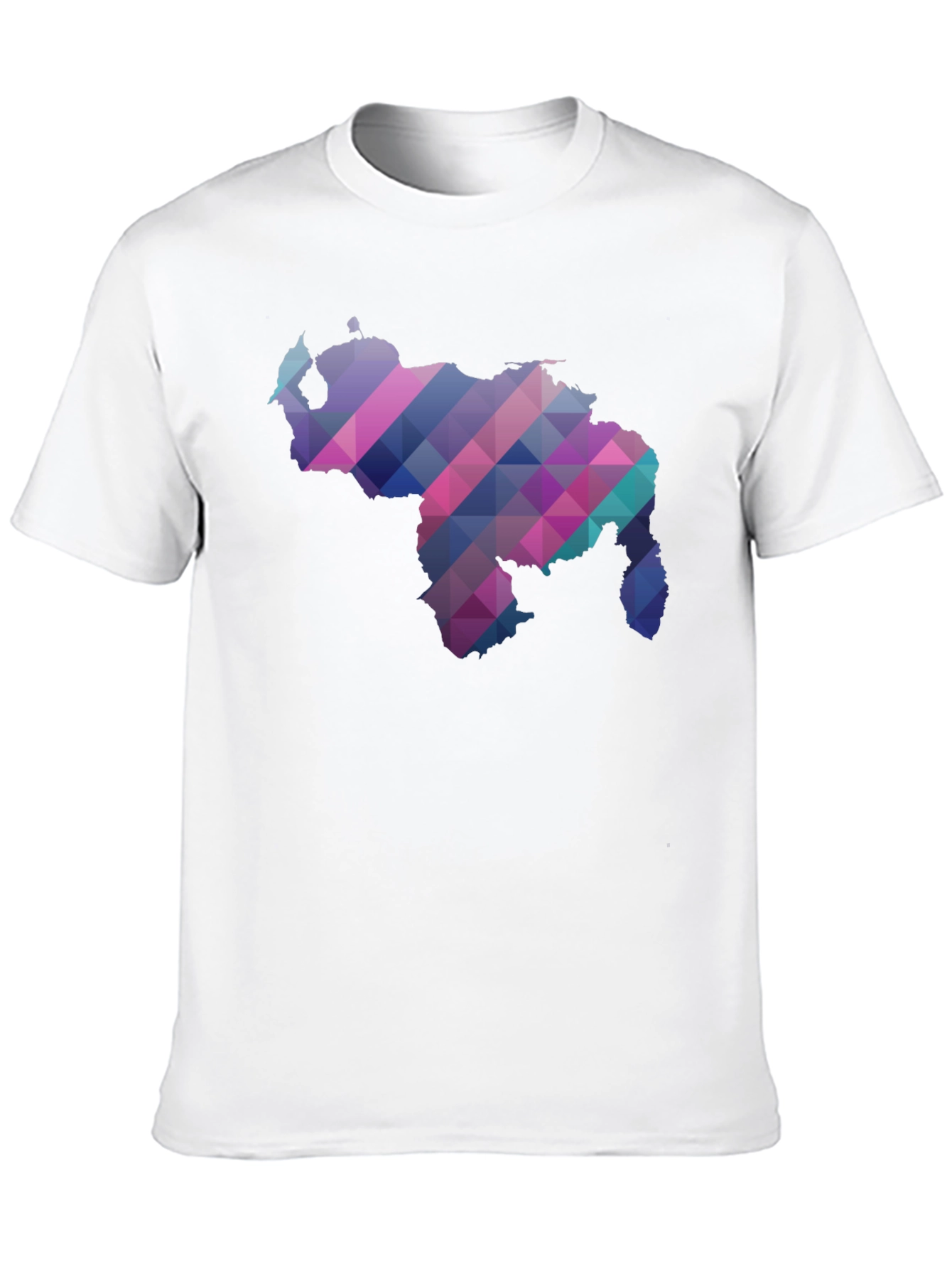 Venezuela Map Geometric Graphic T-Shirt