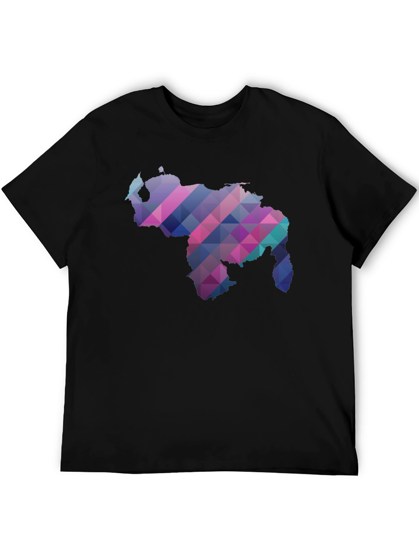 Venezuela Map Geometric Graphic T-Shirt
