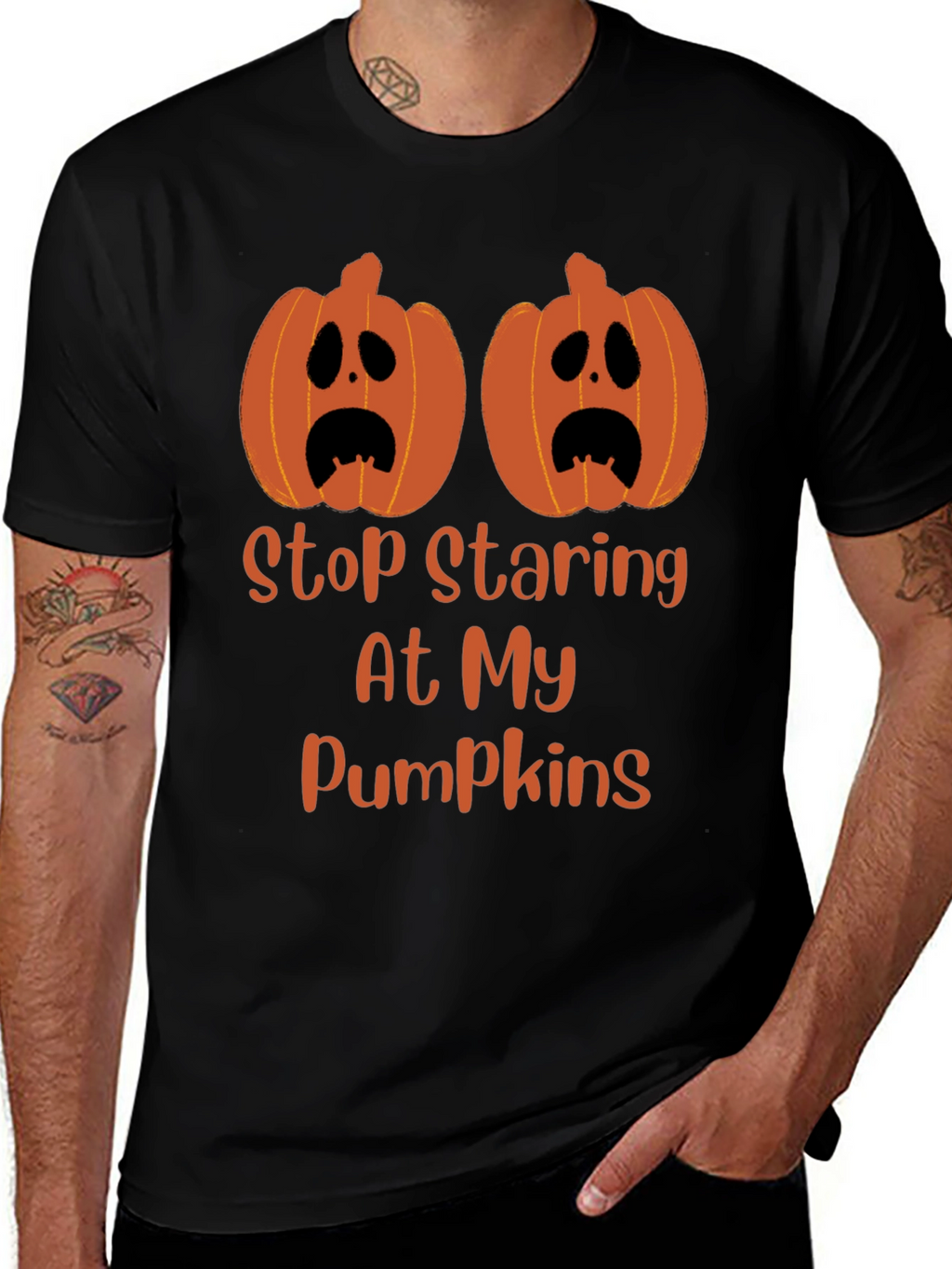 Funny Halloween Pumpkin T-Shirt