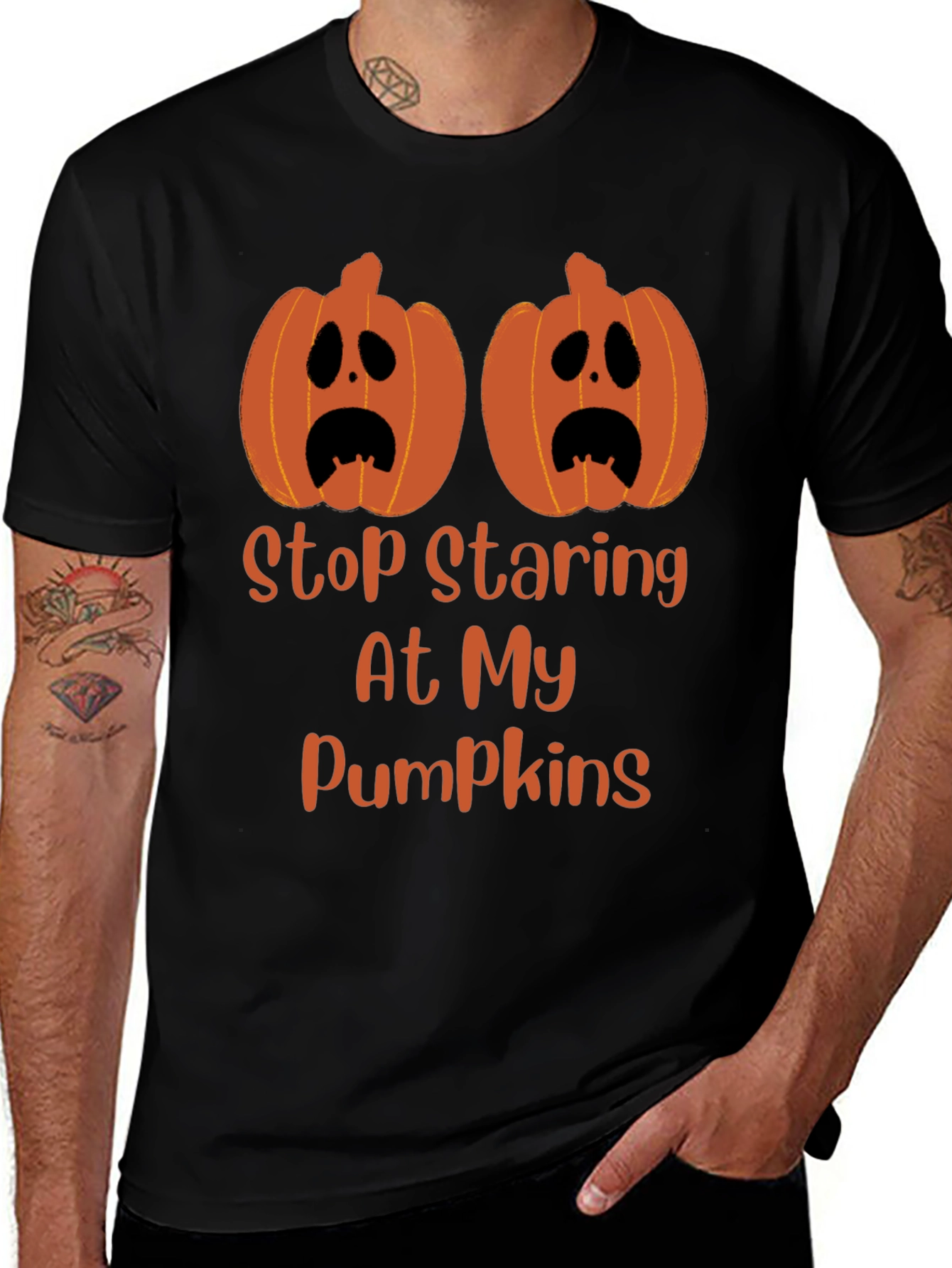 Funny Halloween Pumpkin T-Shirt